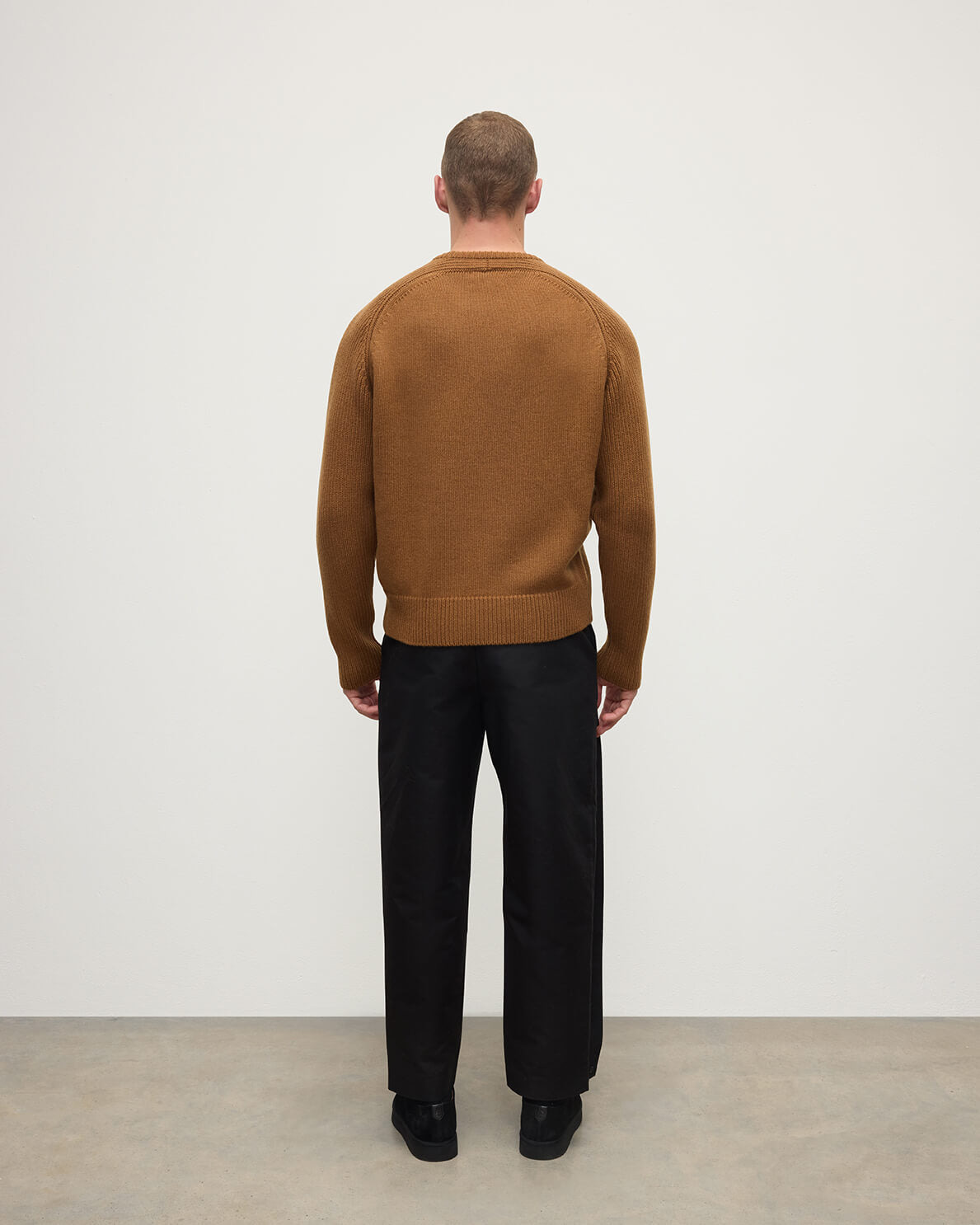 Ribbed Camel Cashmere Jumper - 4