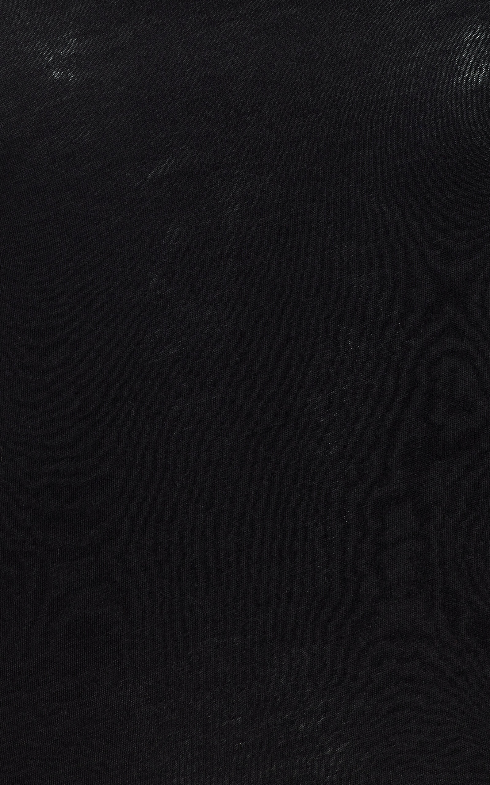 Fitted Cotton-Blend Jersey Tank Top black - 2