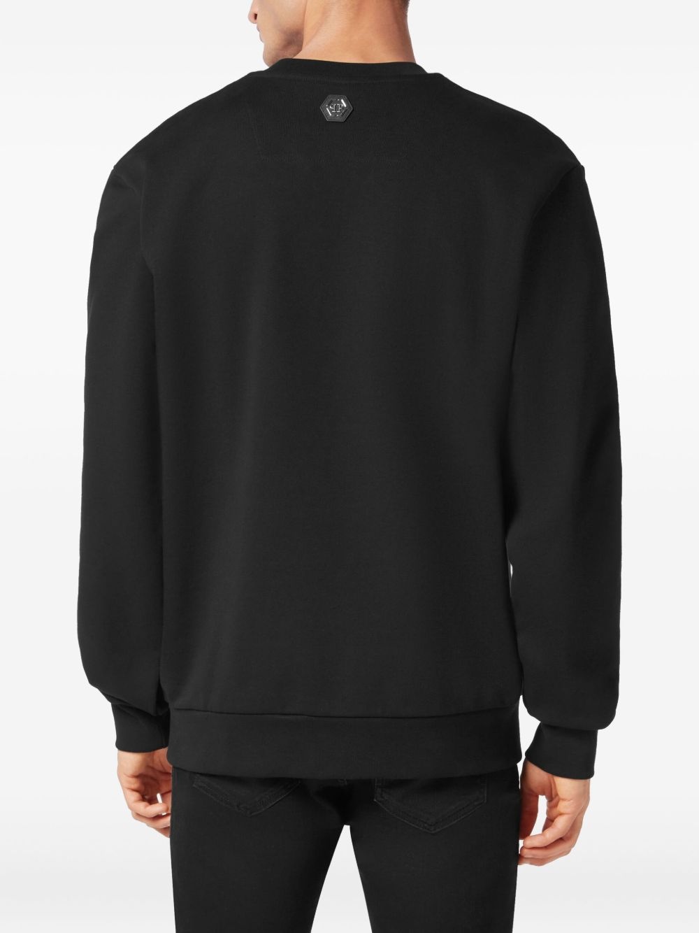 logo-embossed sweatshirt - 4