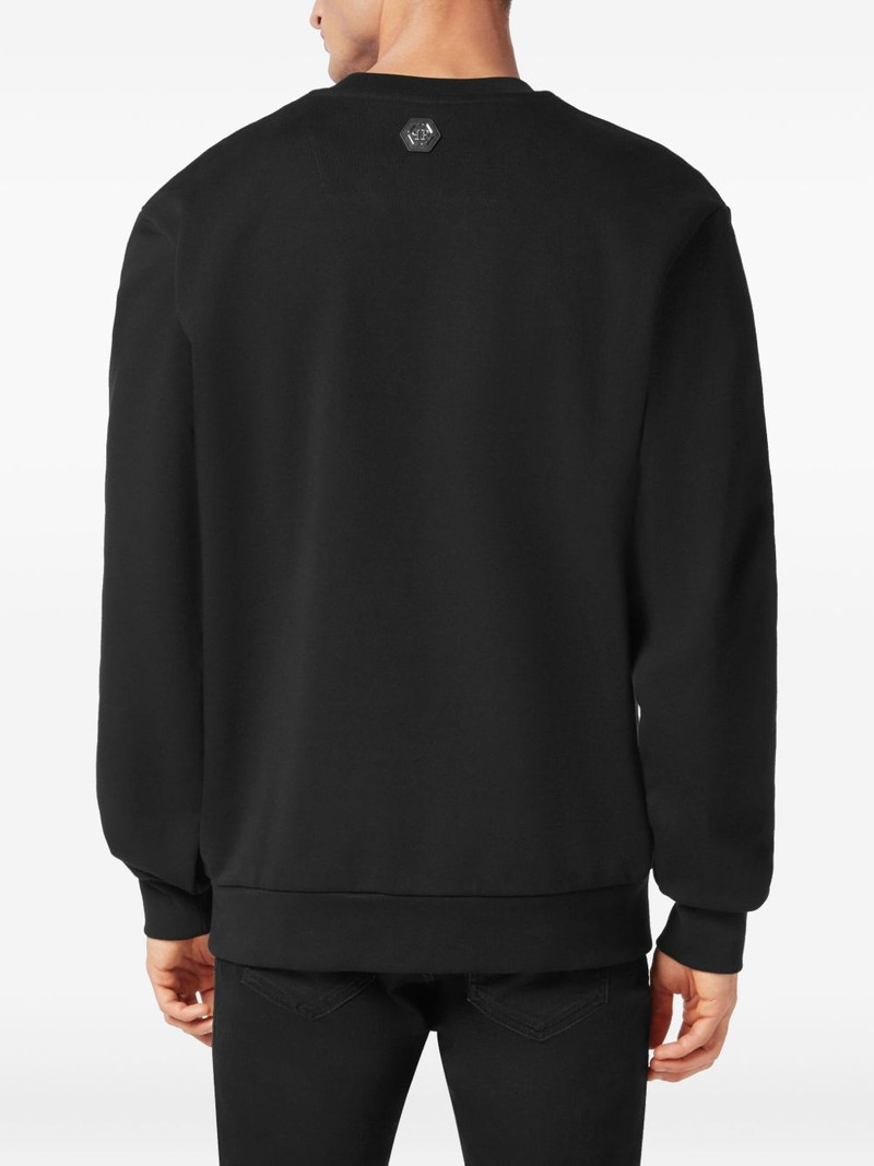 logo-embossed sweatshirt 4