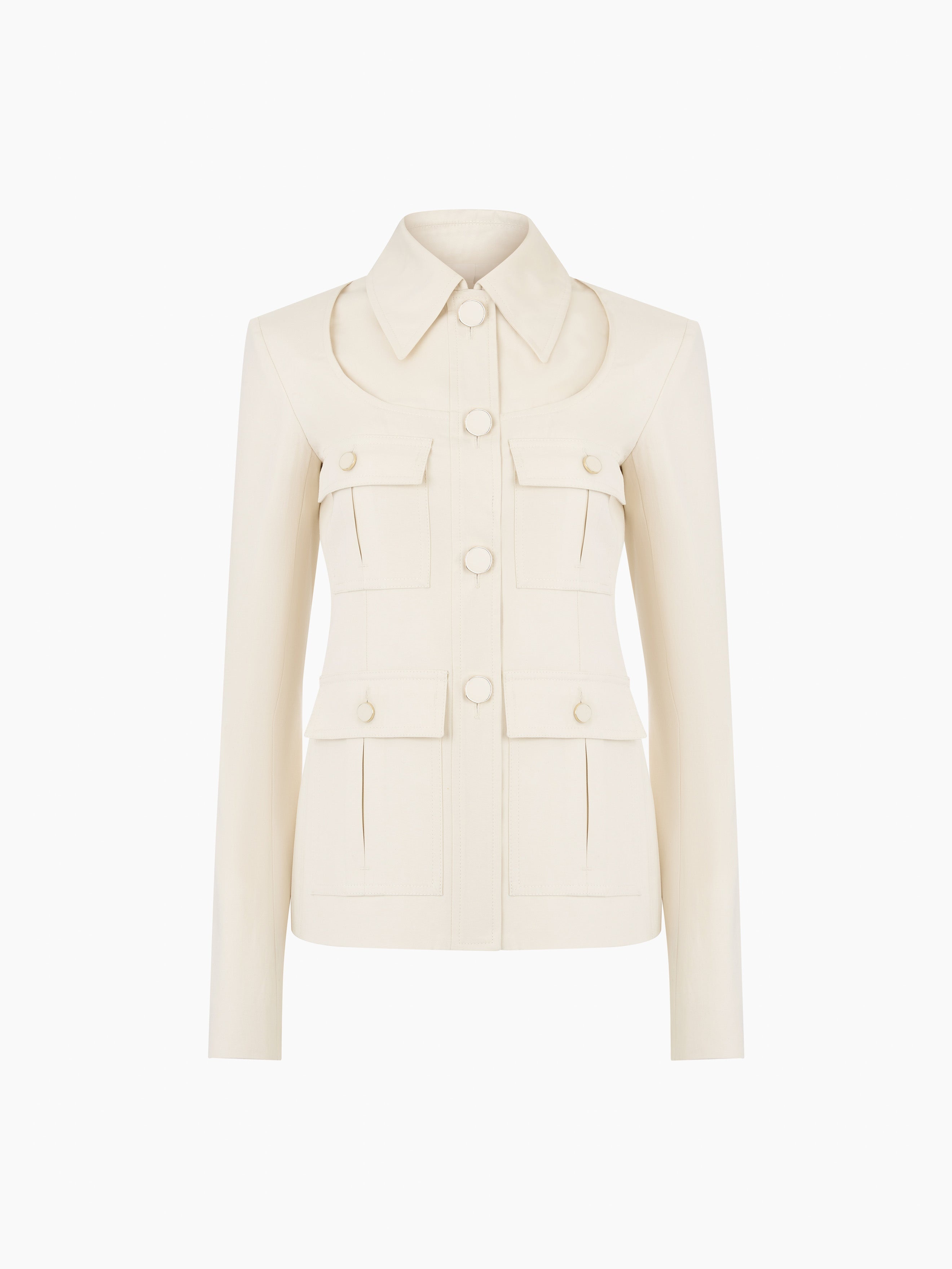 COTTON SAHARIENNE JACKET - 5
