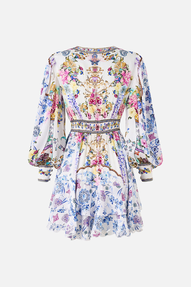 CAMILLA BUTTON FRONT FRILL DRESS outlook