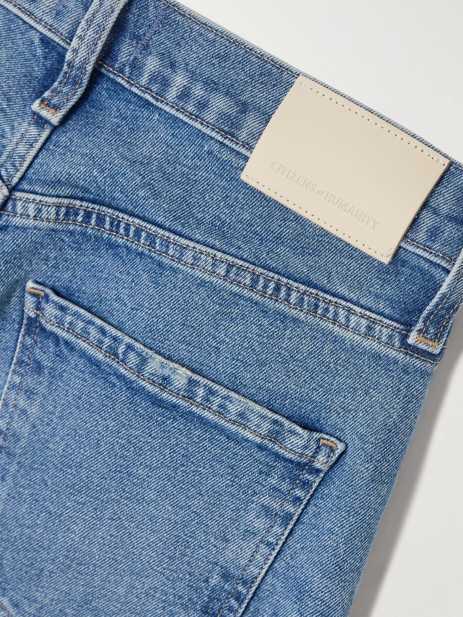 Delfina high-rise straight-leg jeans Light denim - 6