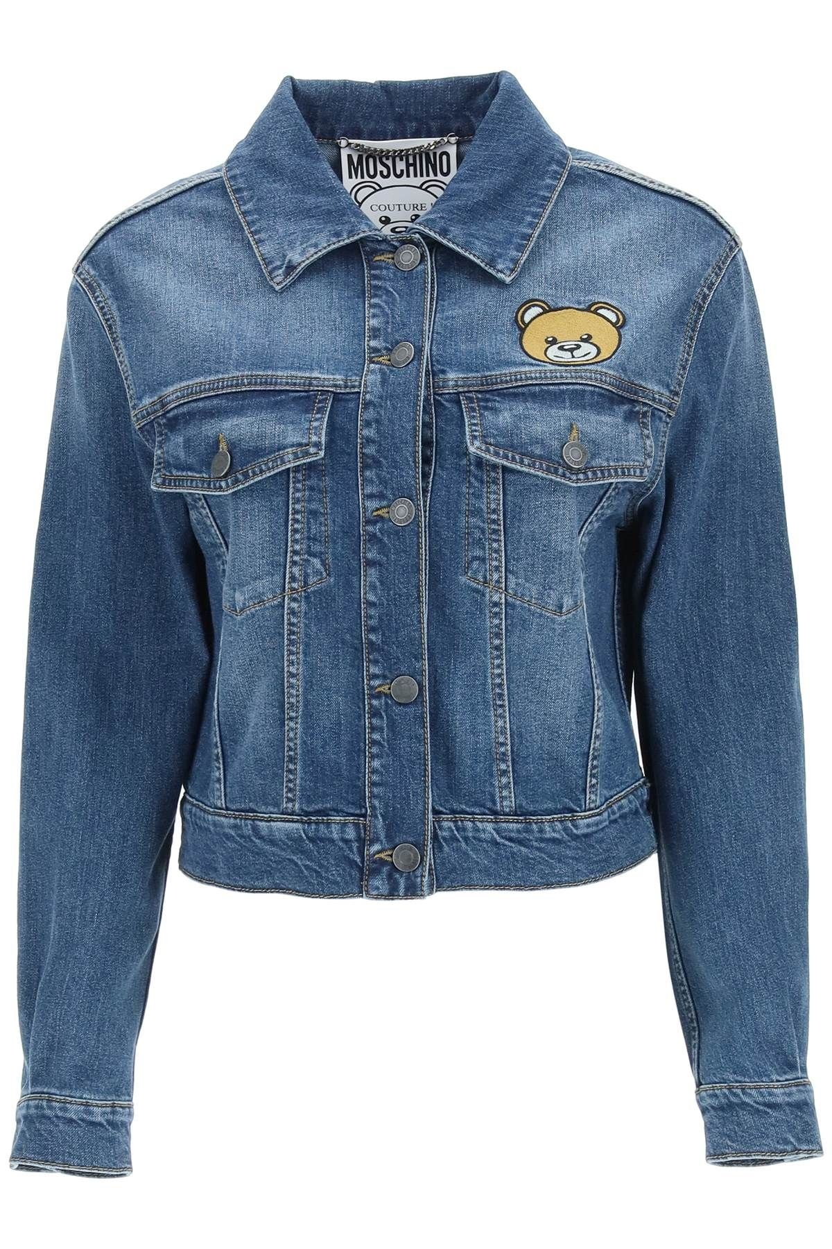 TEDDY BEAR DENIM JACKET - 1