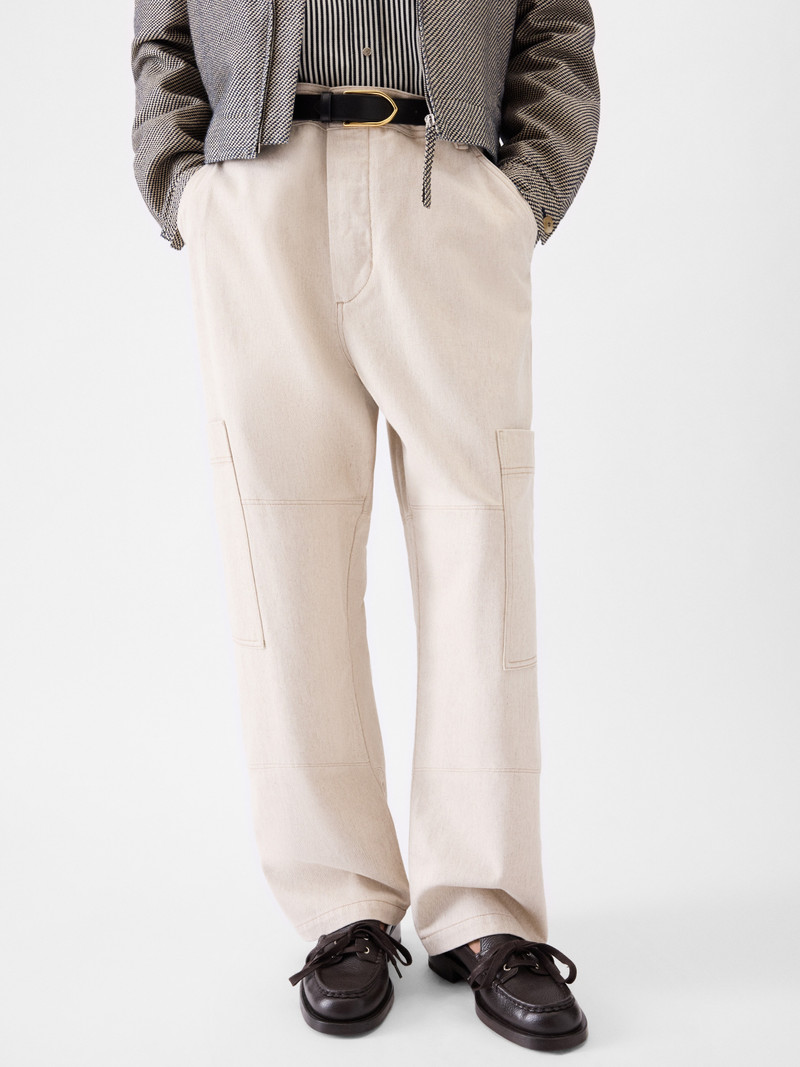 The Carré de-Nîmes denim cargo pants 4