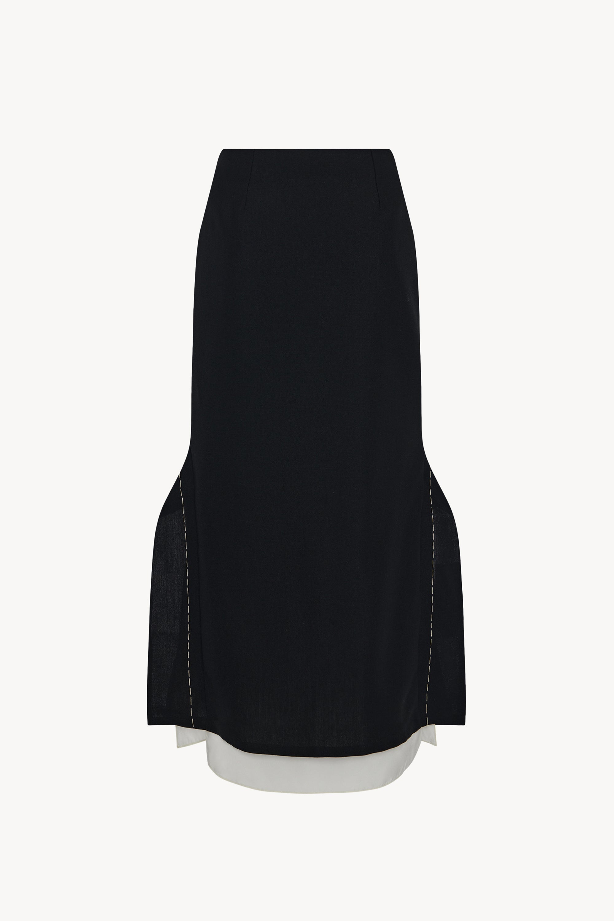 Patillon Skirt in Virgin Wool and Mohair - 2