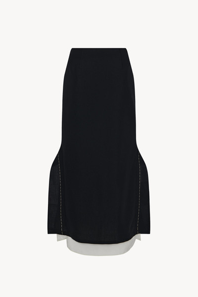 The Row Patillon Skirt in Virgin Wool and Mohair outlook
