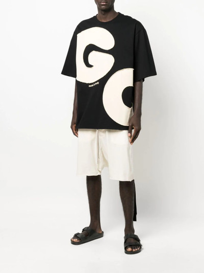 GCDS logo-appliqué short-sleeved T-shirt outlook