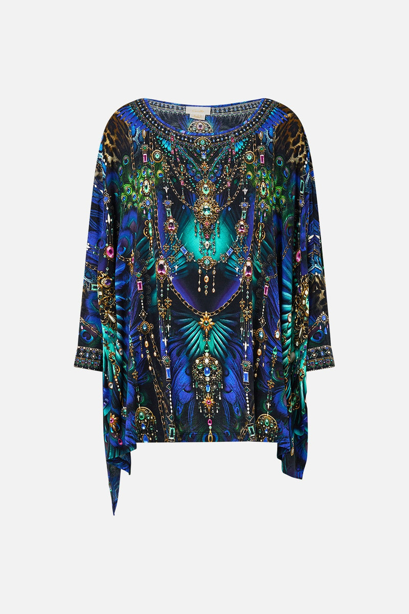 SCOOP NECK SLOUCH TEE 1