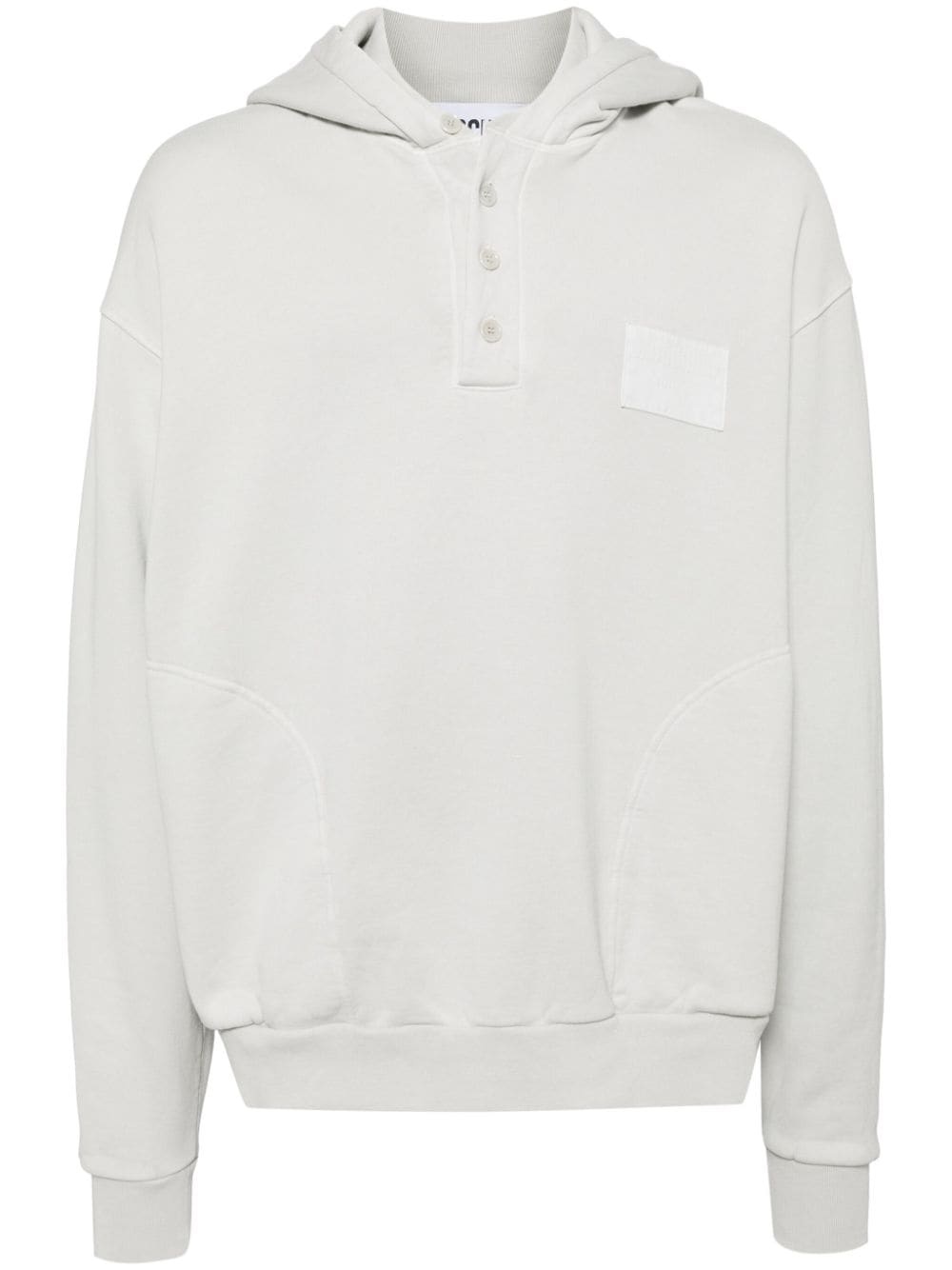 logo patch hoodie - 1
