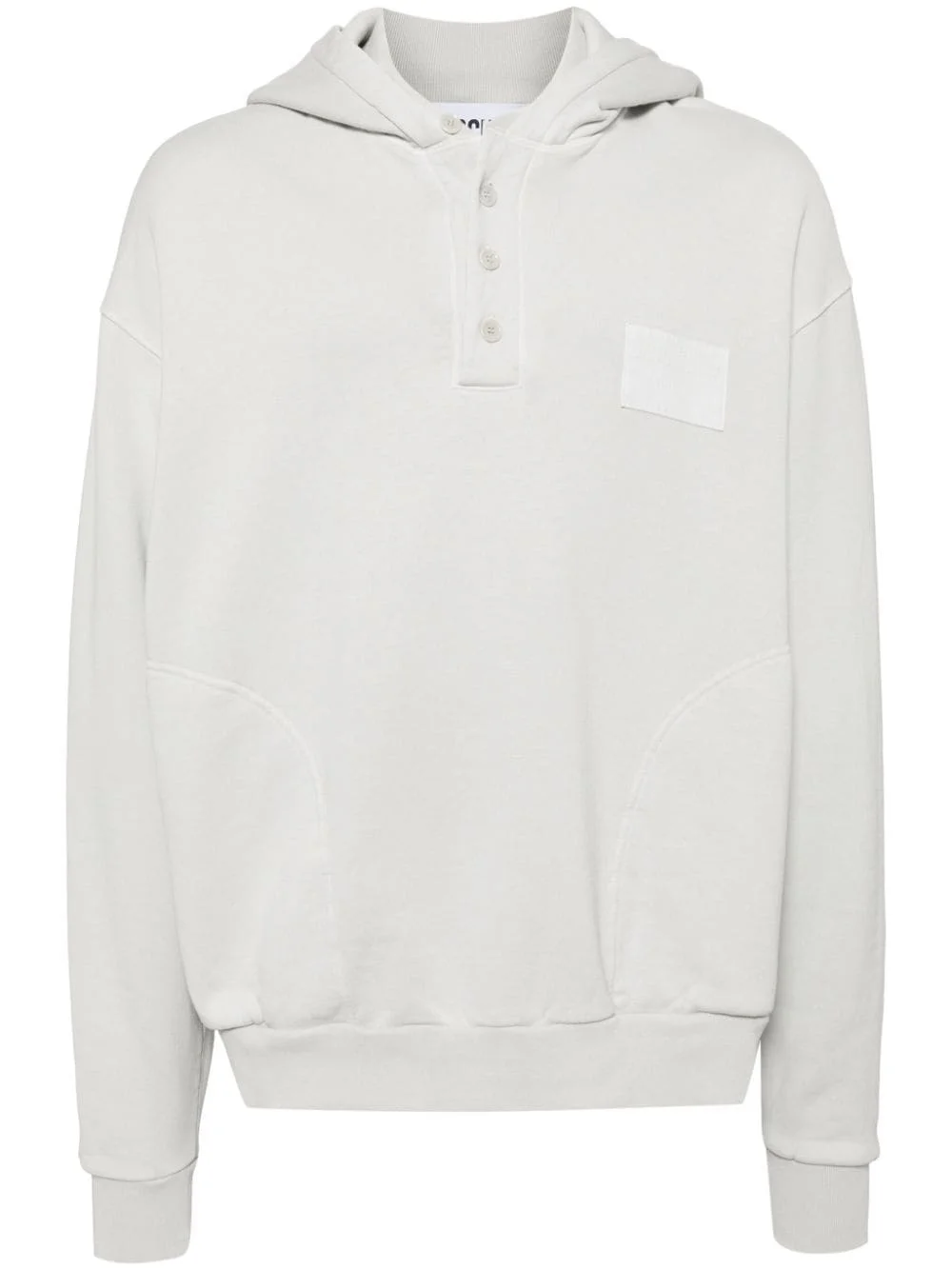 logo patch hoodie - 1