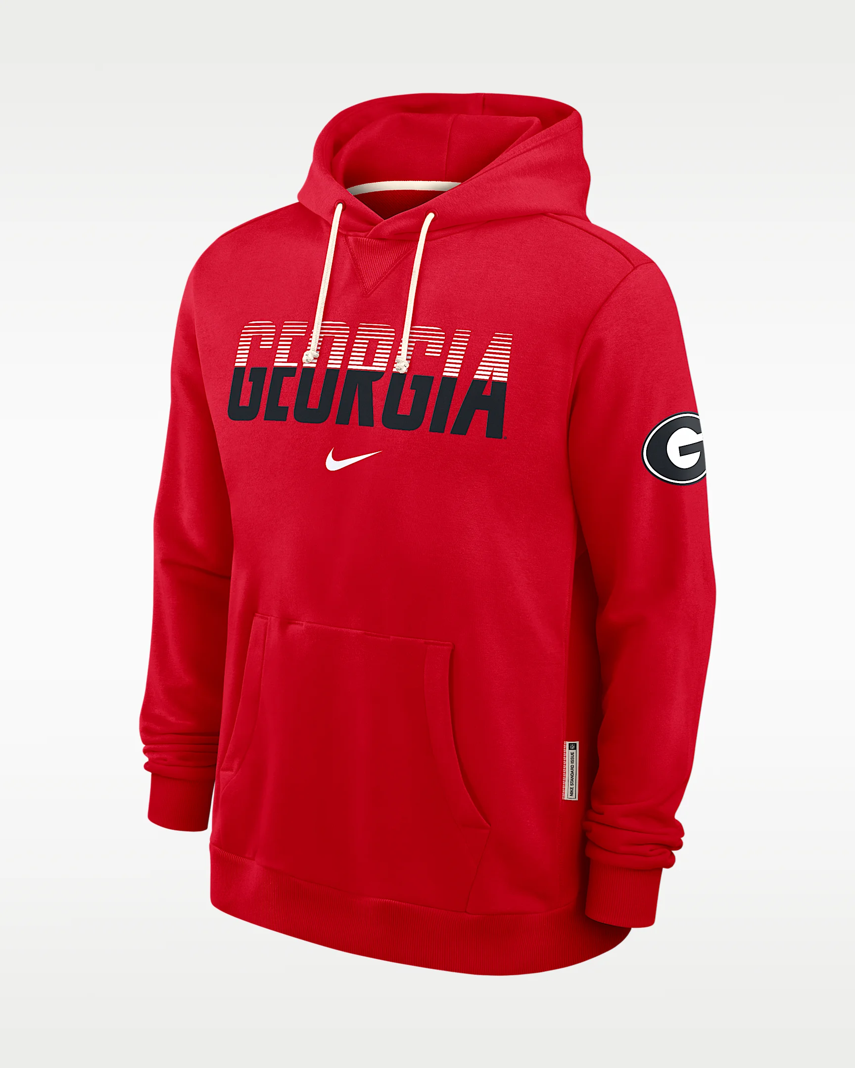 Georgia Sideline Standard Issue Men's Nike Dri-FIT College Pullover Hoodie - 1