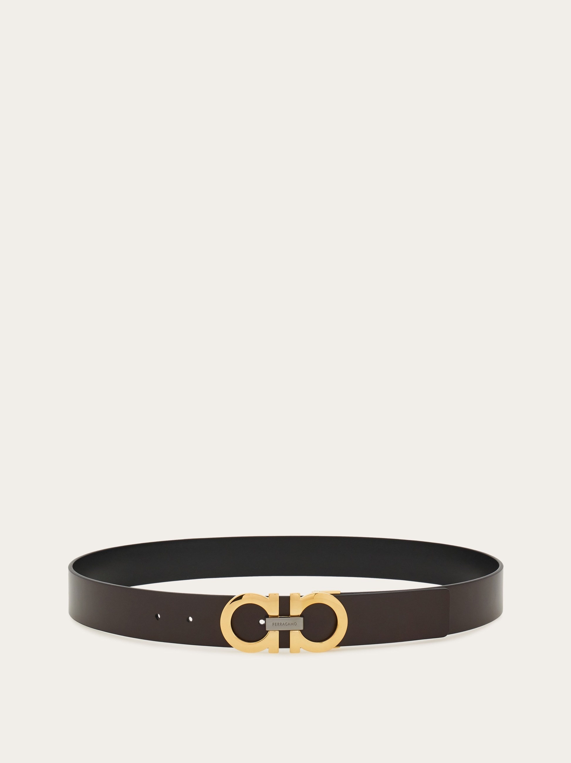 Reversible and adjustable Gancini belt - 3
