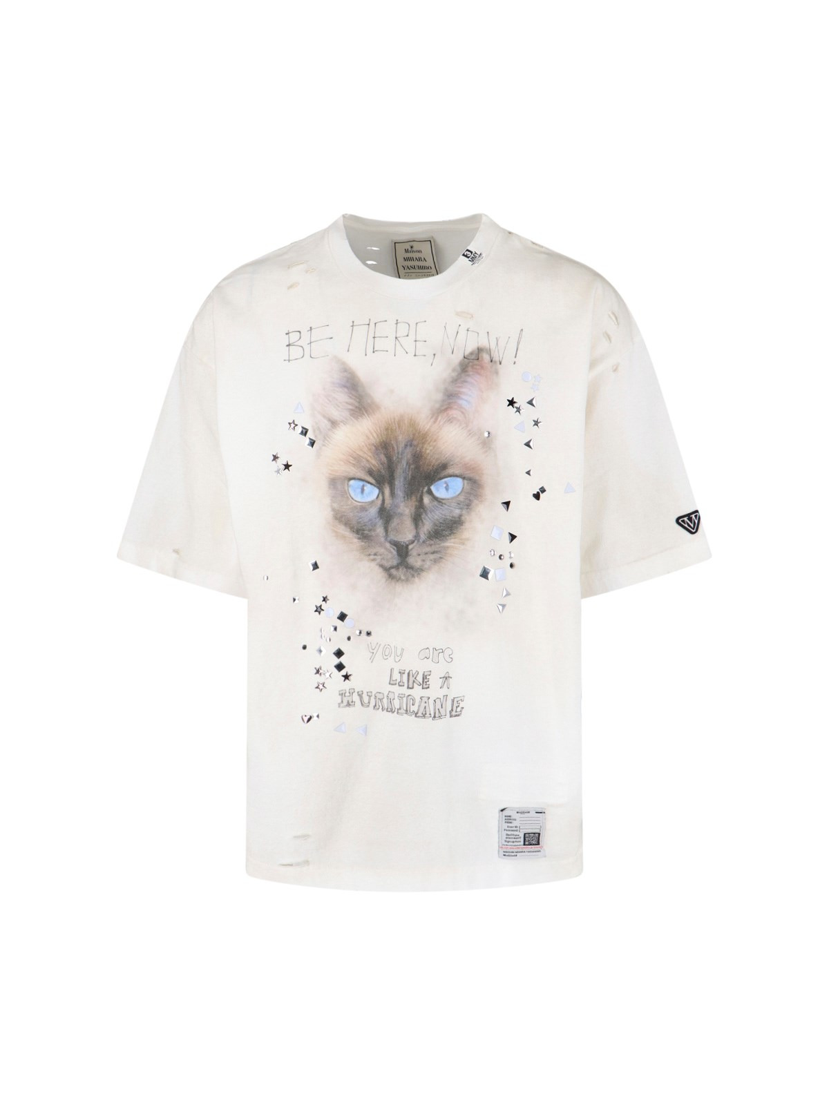 'CAT' STUDS T-SHIRT - 1
