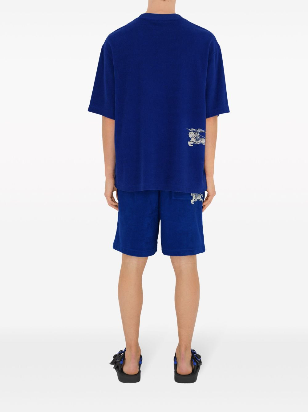 EKD-motif towelling T-shirt - 4