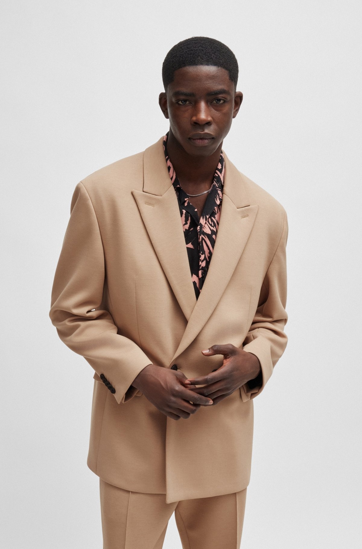 MODERN-FIT JACKET IN PERFORMANCE-STRETCH JERSEY - 2