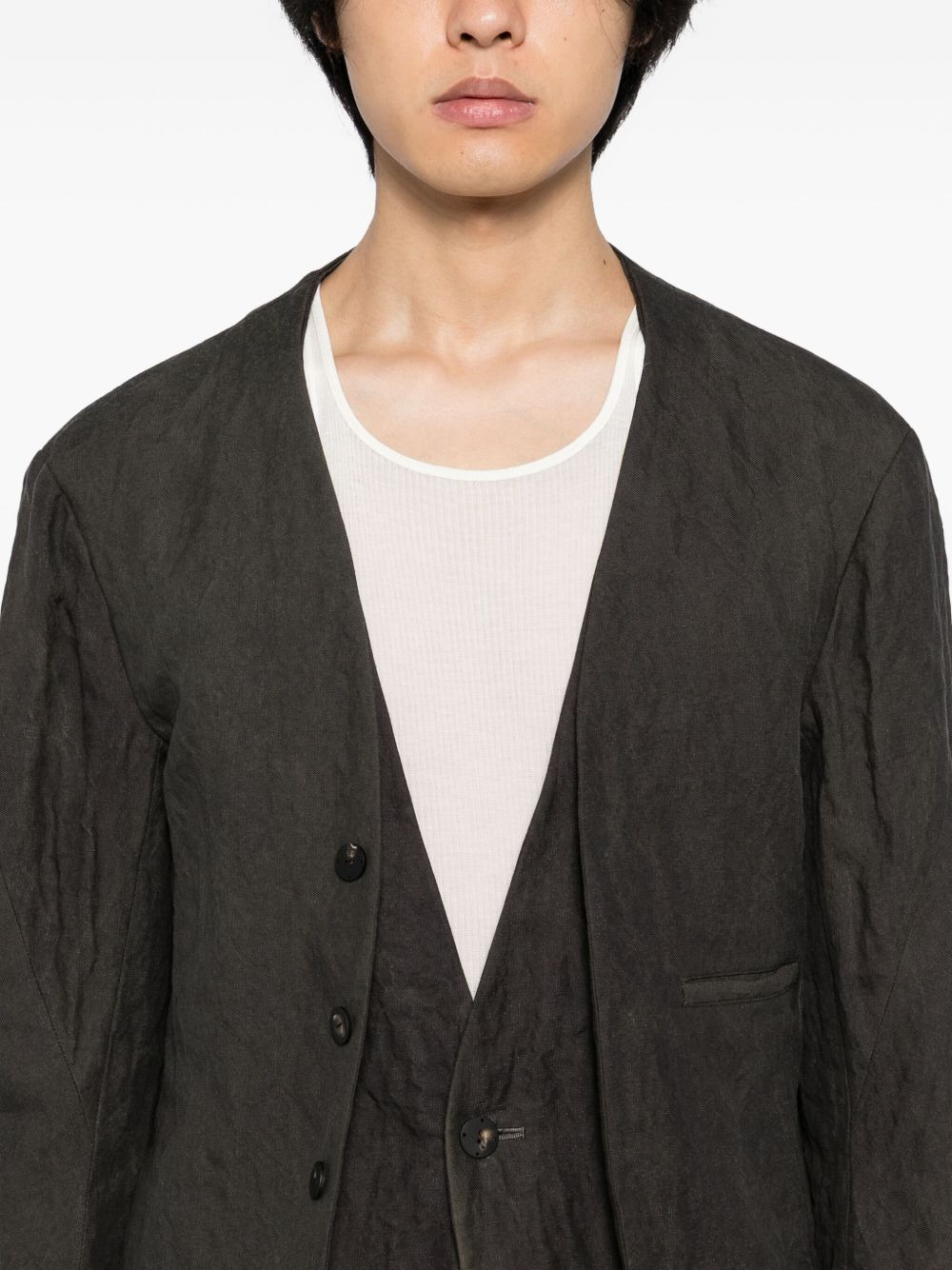 single-breasted jacket - 5