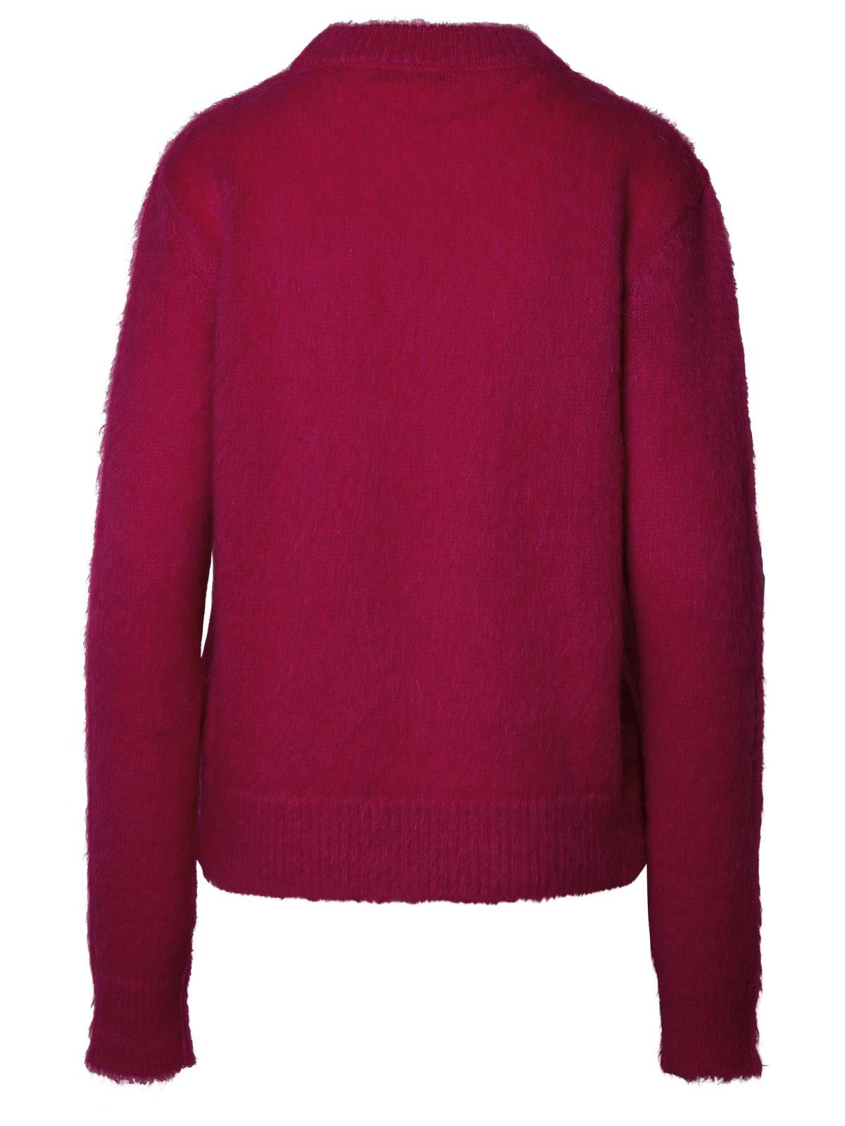 Balmain Fuchsia Virgin Wool Blend Sweater - 3