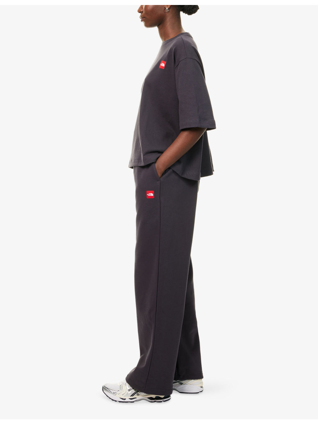 Redbox Wide-Leg Cotton-Jersey Jogging Bottoms - 2