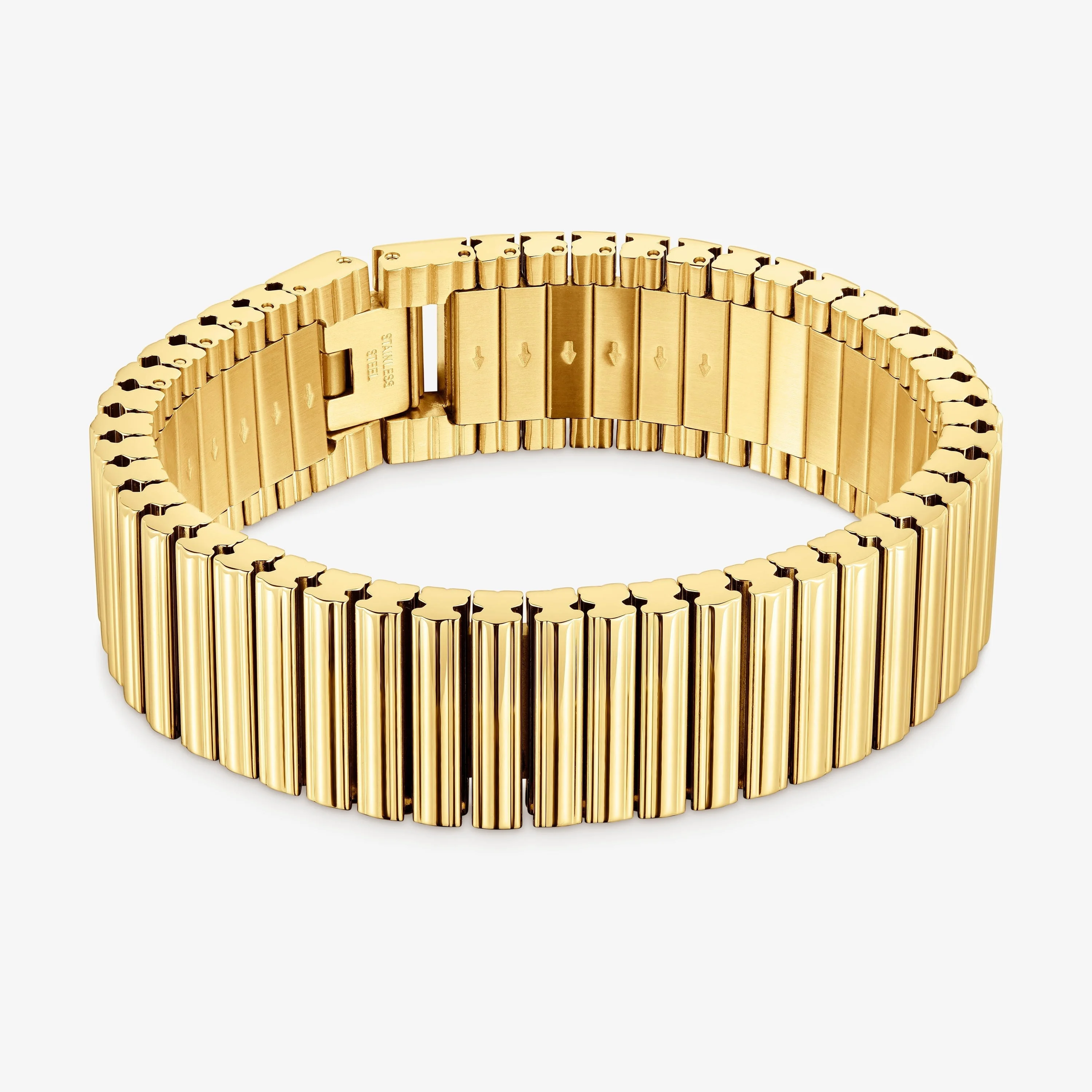 18 mm gold-colored steel link Bracelet TOUS 1950 - 1