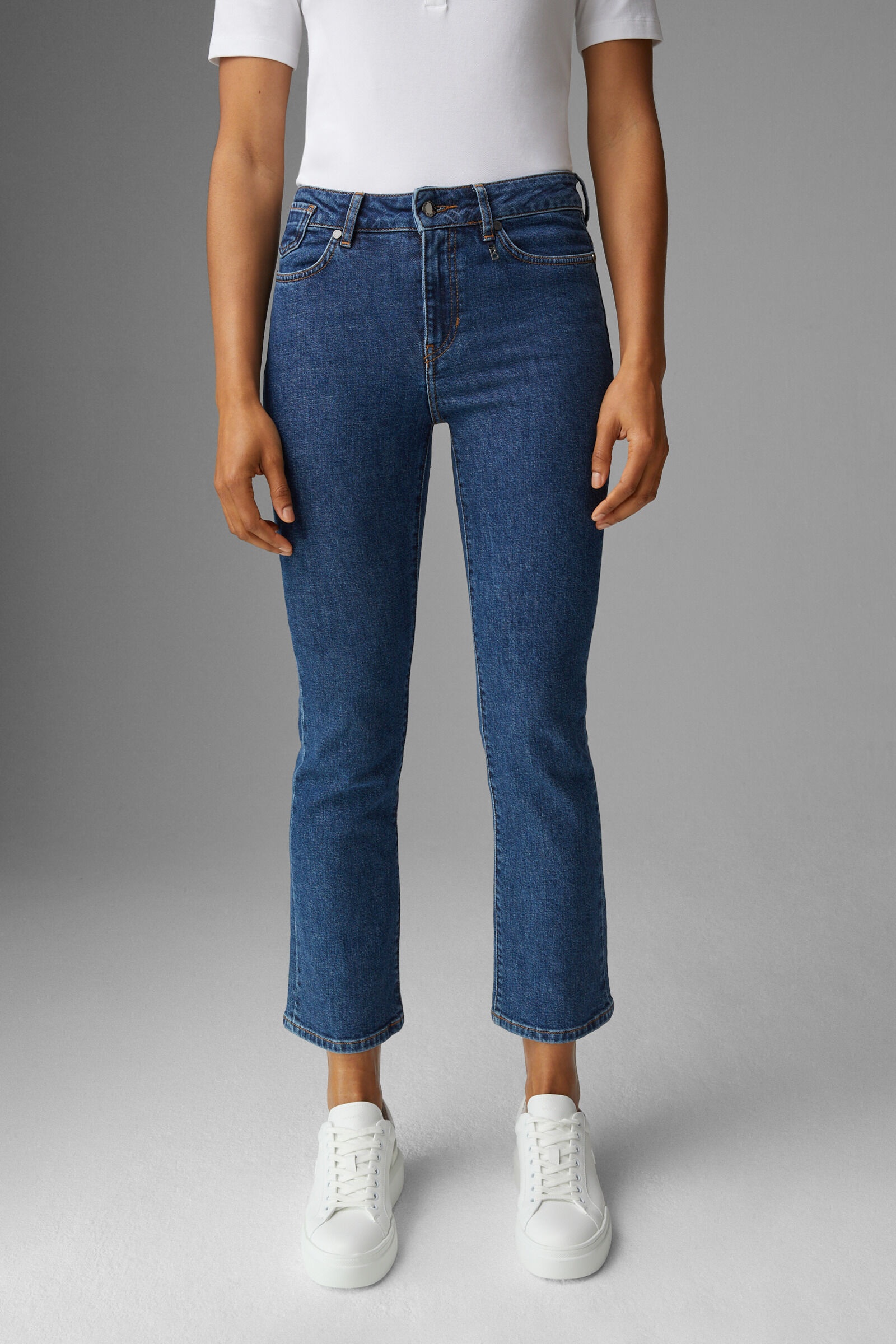 Julie 7/8 flared fit jeans in Denim blue - 2