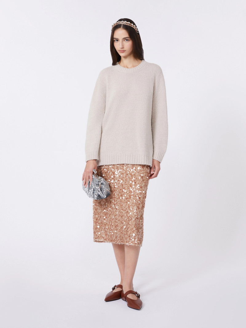 WEEKEND Max Mara Tulle and sequin skirt - NUDO outlook