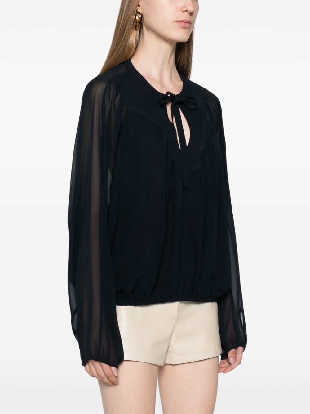 Sheer Dreams silk blouse - 3