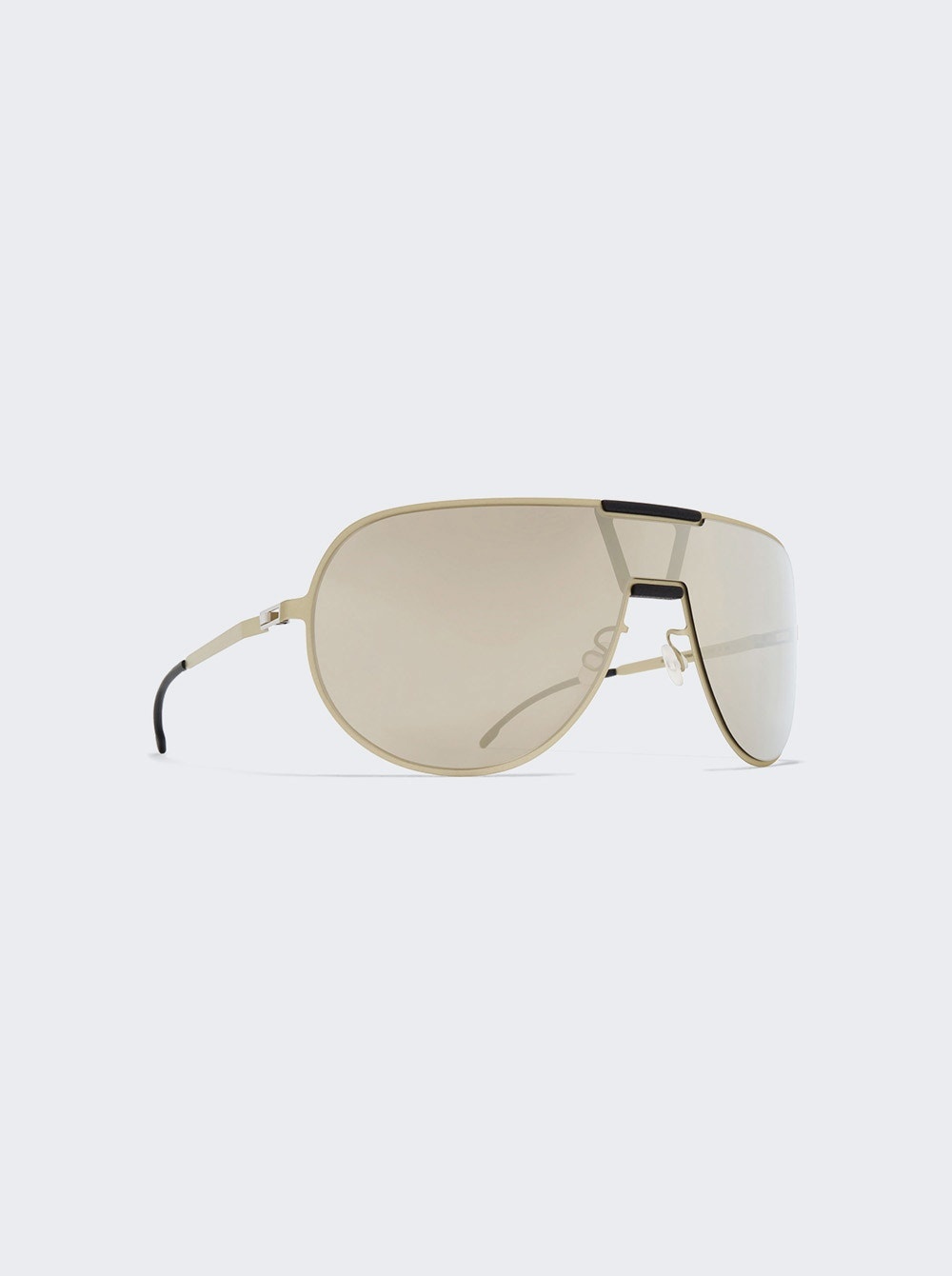 X Rimowa Visor Mr005 Sunglasses Titan And Pitch Black - 2