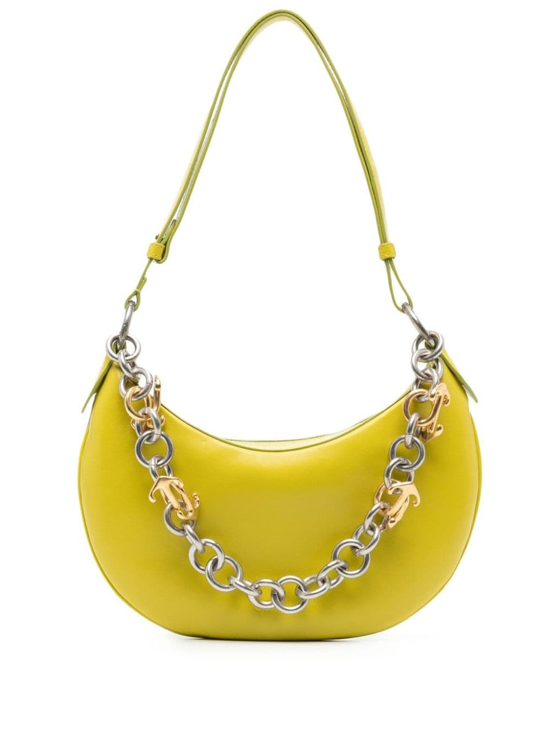 Hemisphere leather shoulder bag 1