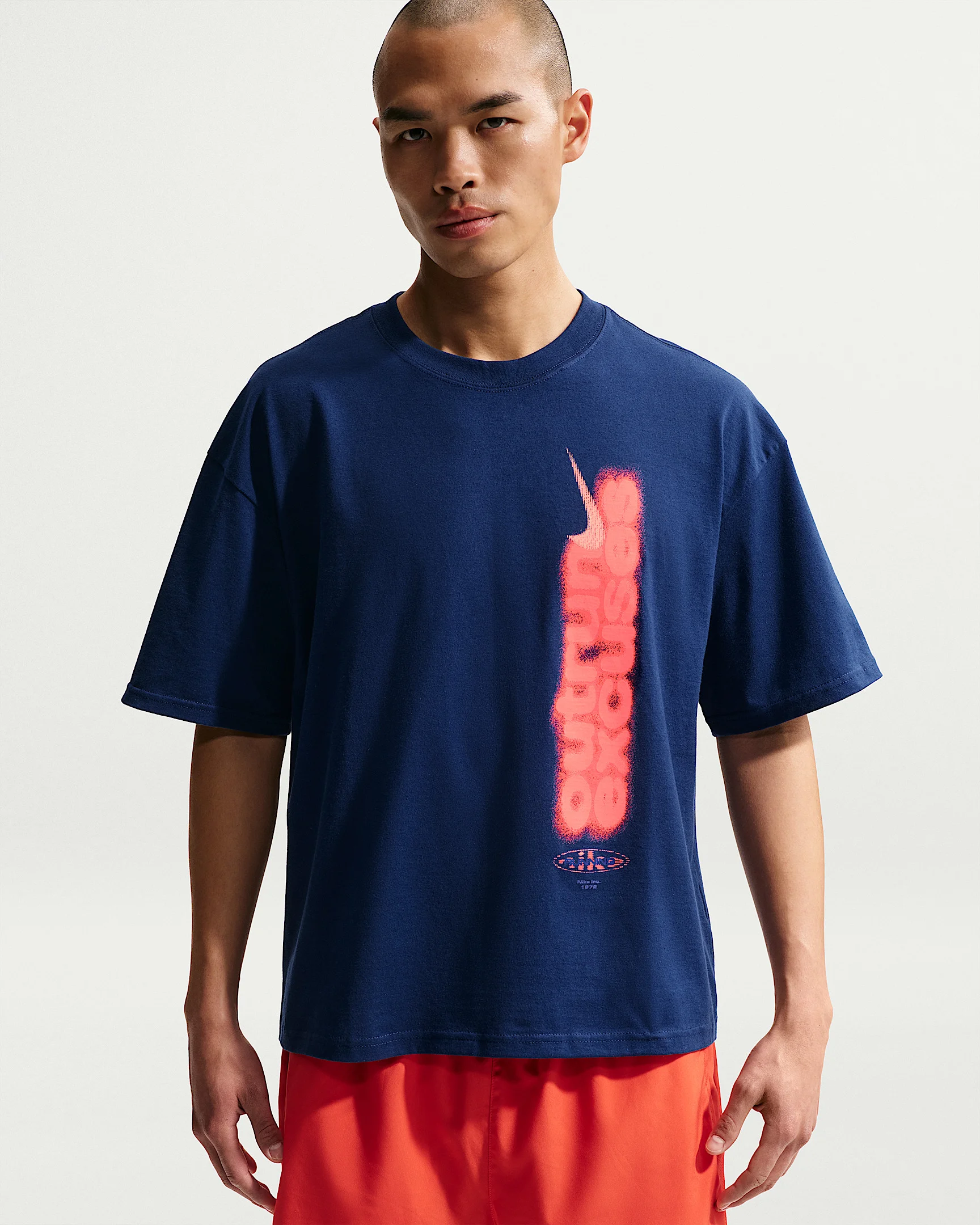 Nike Men's Short-Sleeve Running T-Shirt - 1