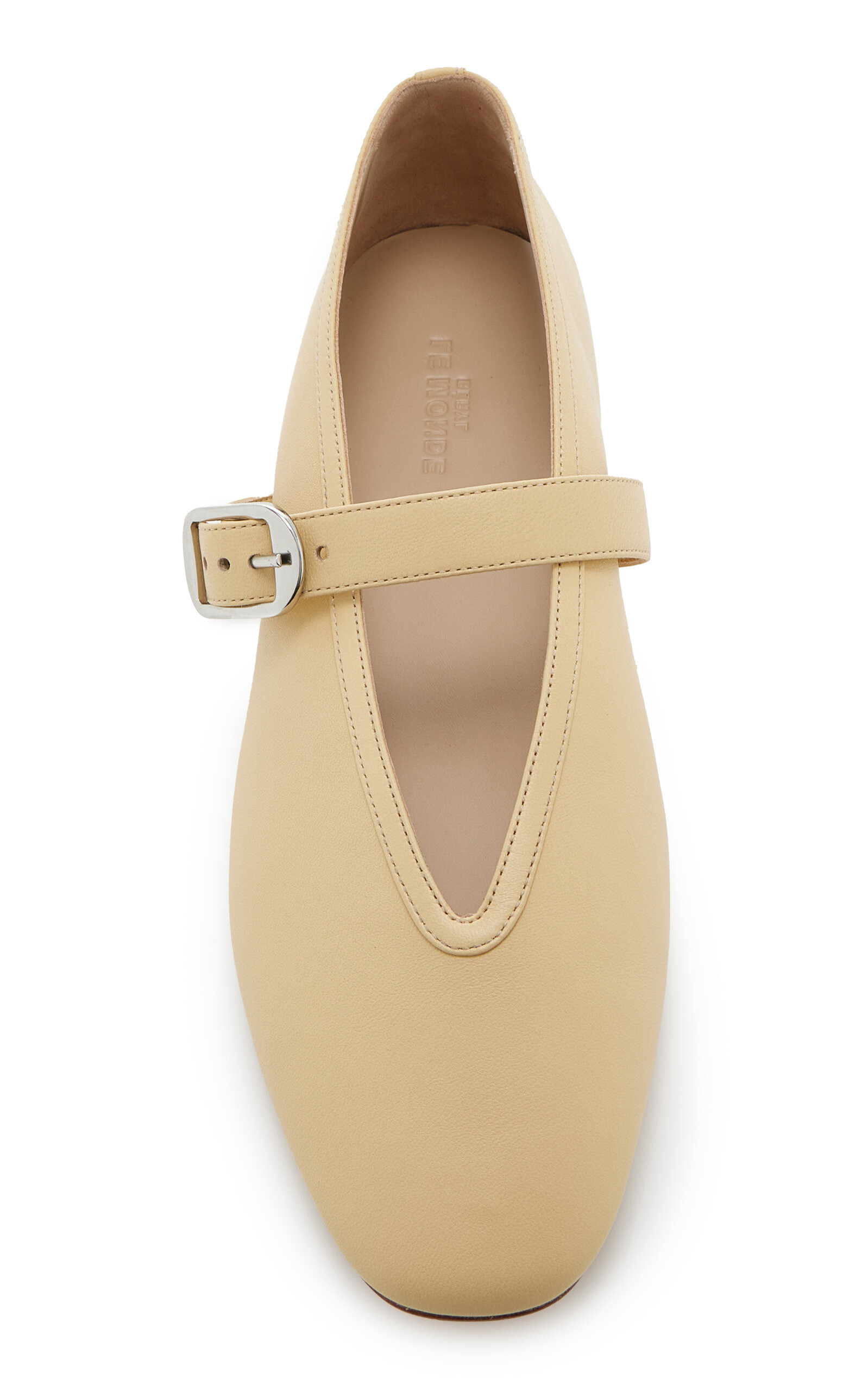 Stella Leather Mary Jane Flats yellow - 3