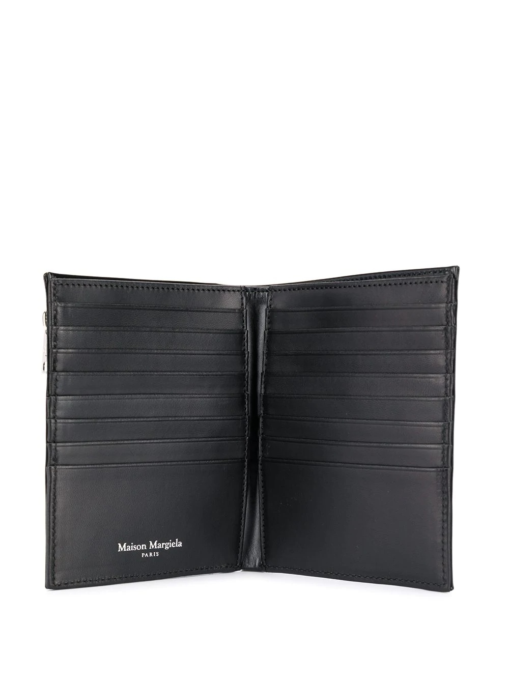 bi-fold contrast stitch wallet - 3