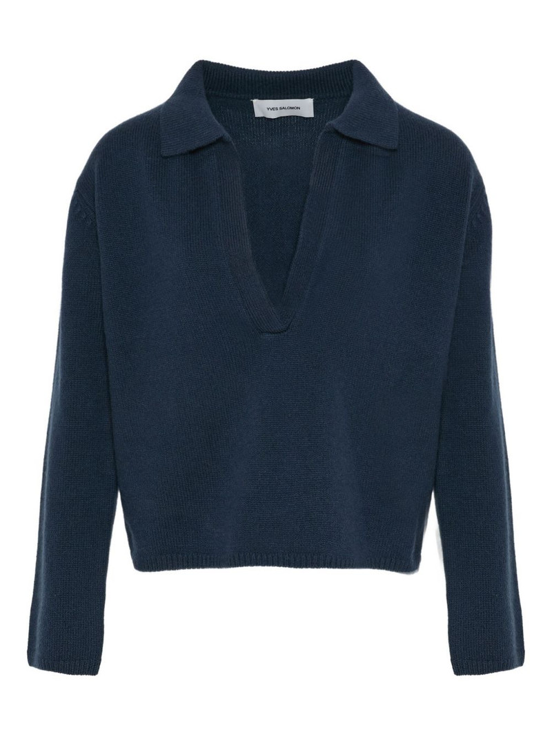 shirt collar sweater 1