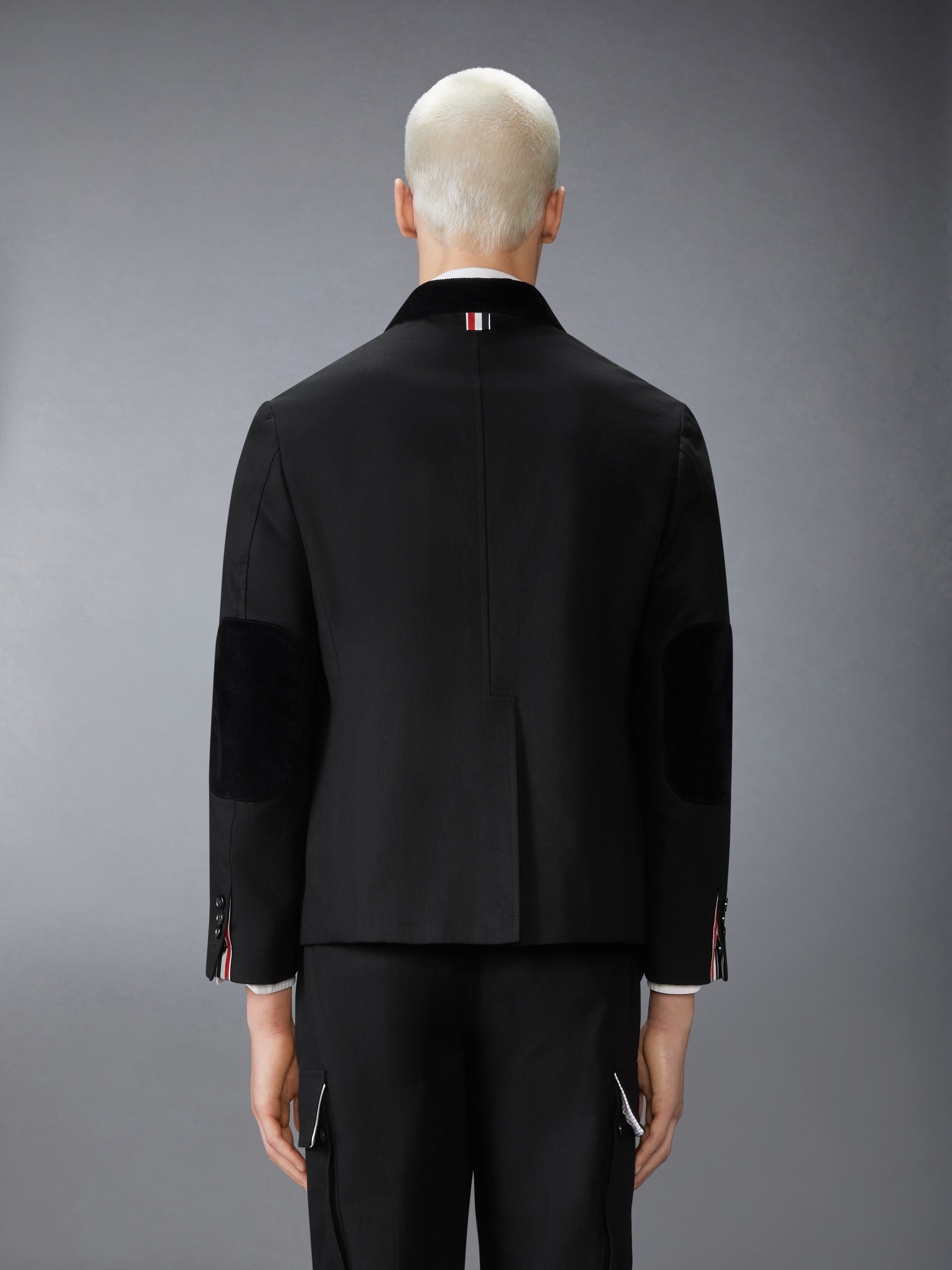 COTTON CANVAS FISHERMAN SHAWL SPORTCOAT - 3