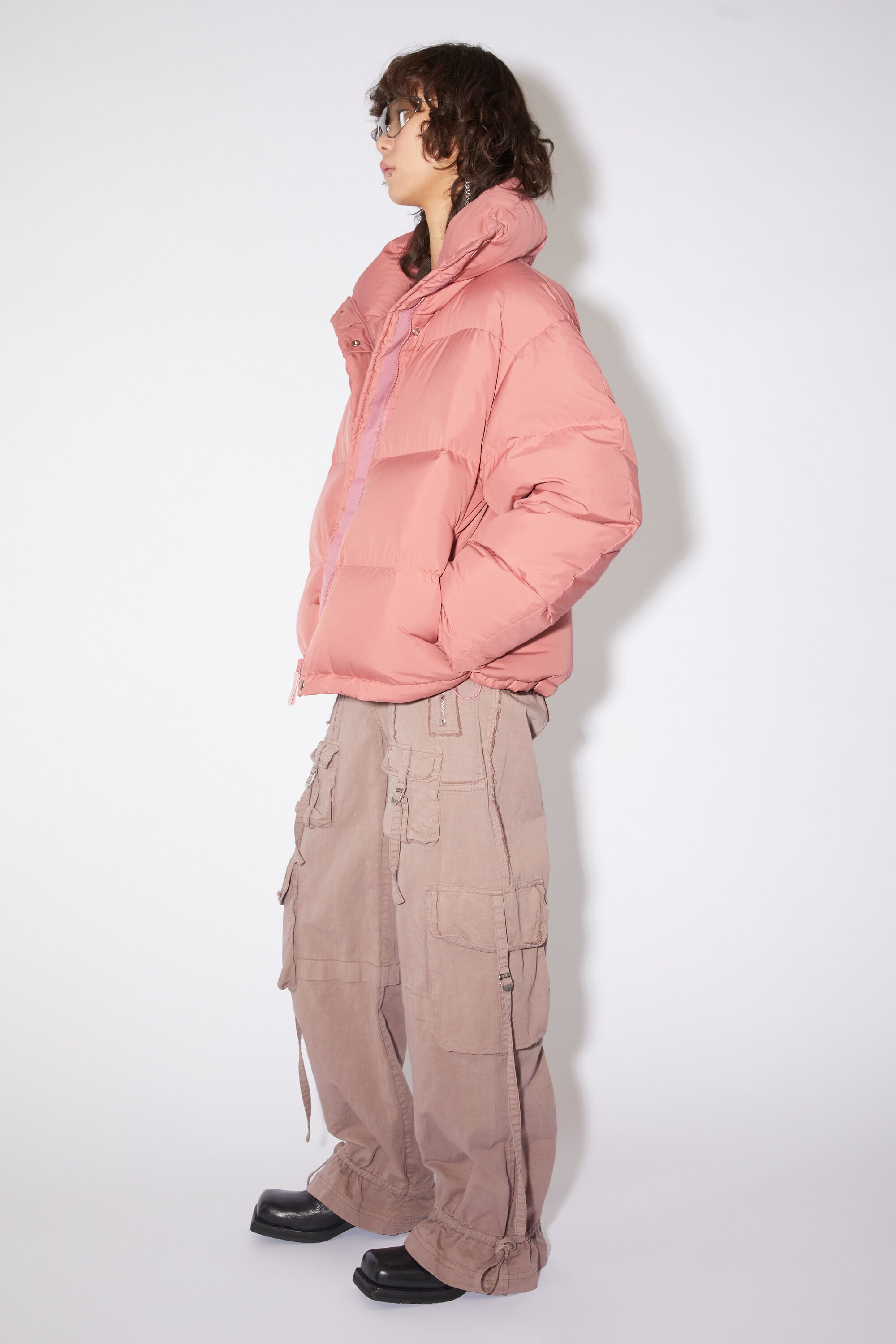 Puffer jacket - Blush pink - 4