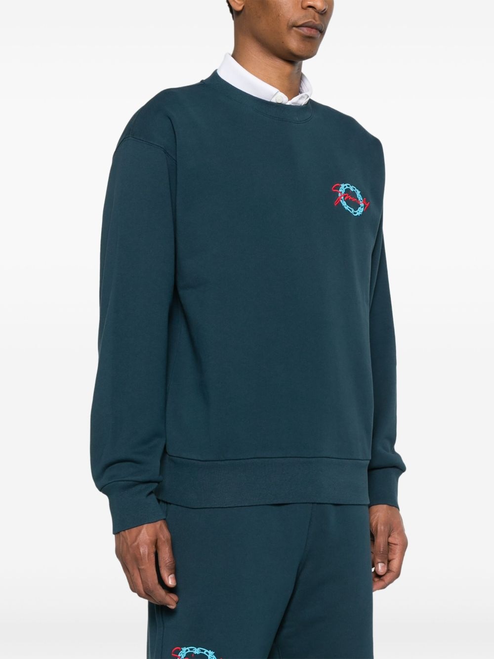 Givenchy medallion-embroidery sweatshirt - 3
