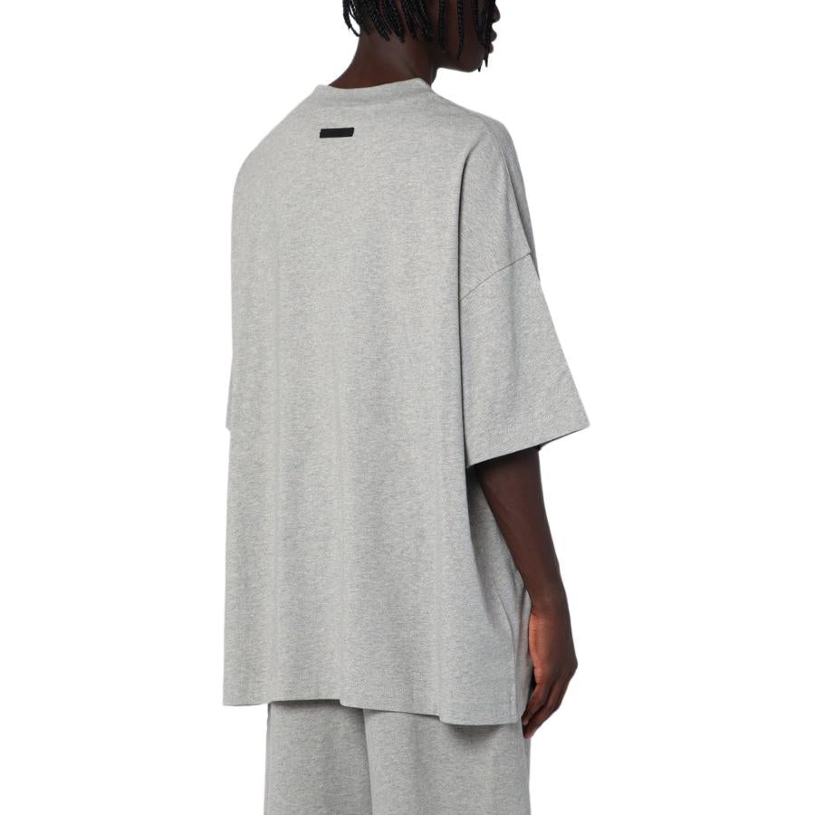Fear of God Essentials Jersey Crewneck Tee 'Dark Heather' 125BT244191F - 5
