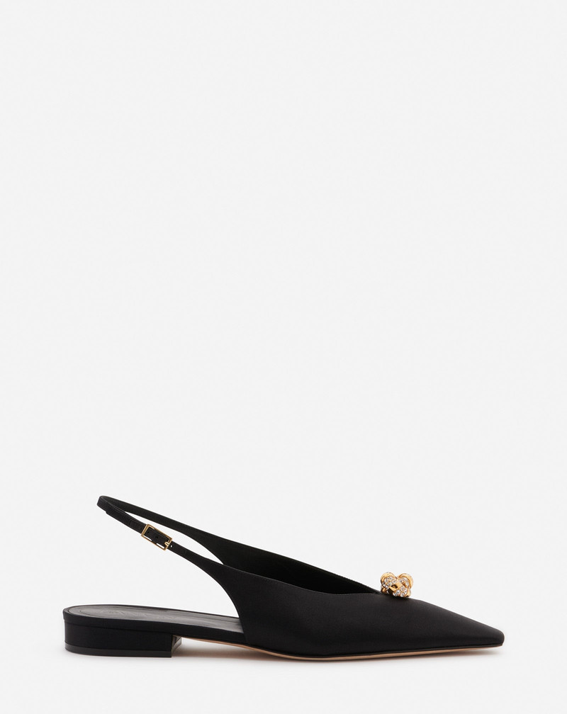 SATIN SWING SLINGBACK는 MELODY JEWEL에 무겁습니다 - 1