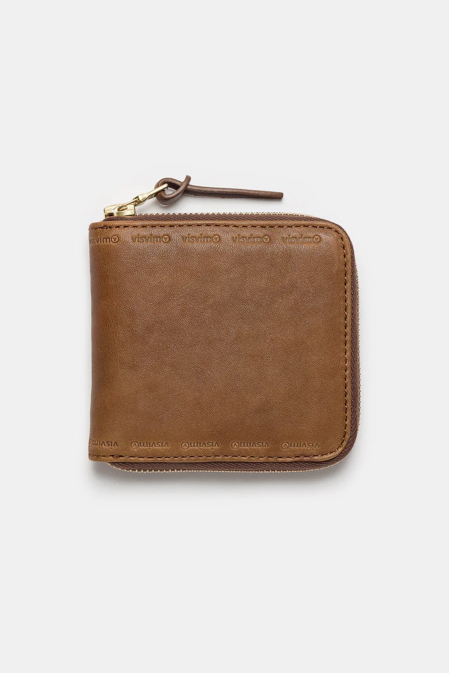 Leather Bi-Fold Wallet in Brown - 1