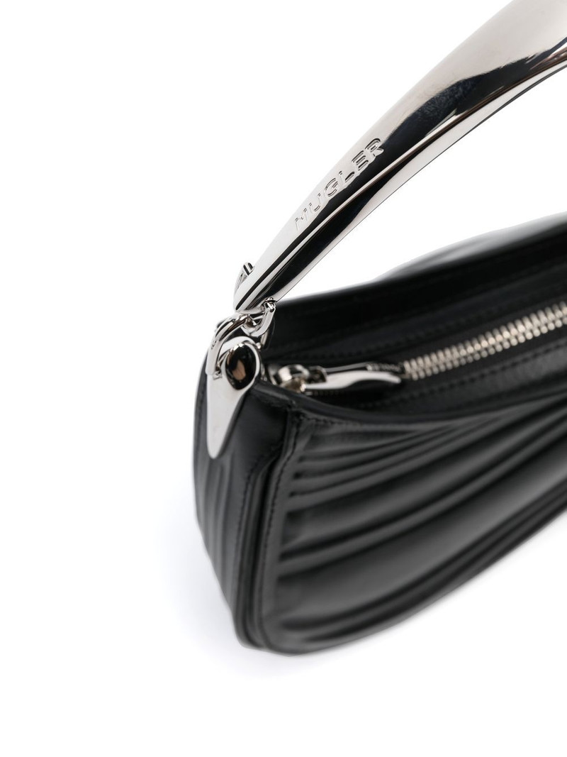 small Spiral Curve 01 embossed tote bag 4