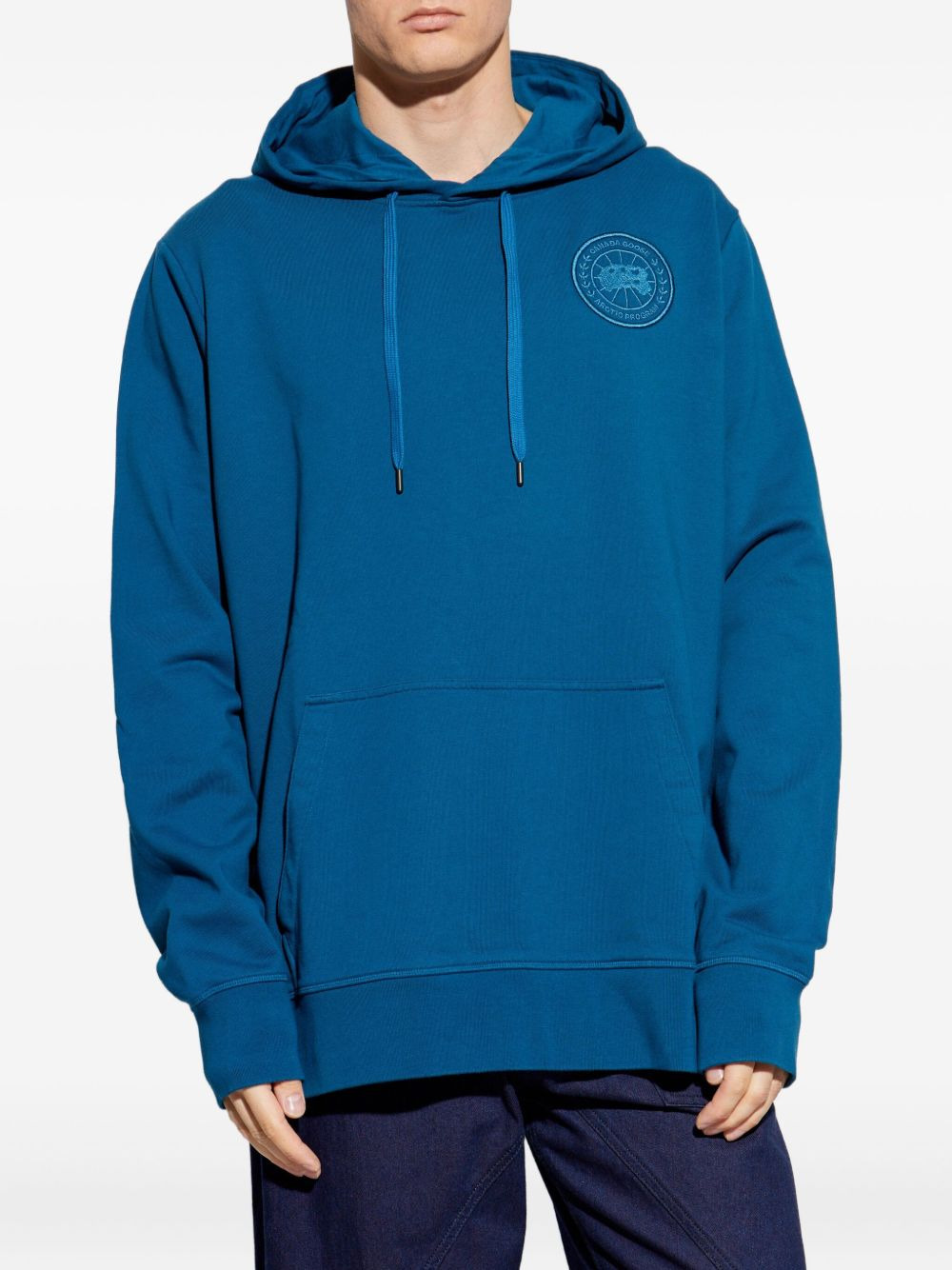 Huron embroidered-logo hoodie - 3
