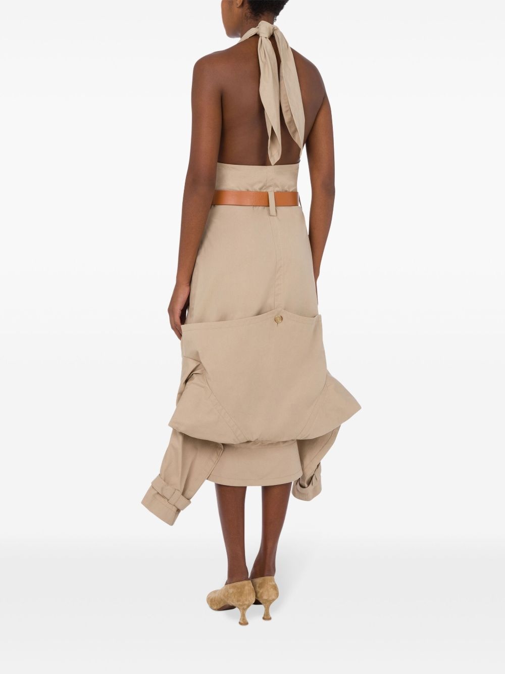asymmetric midi dress - 3