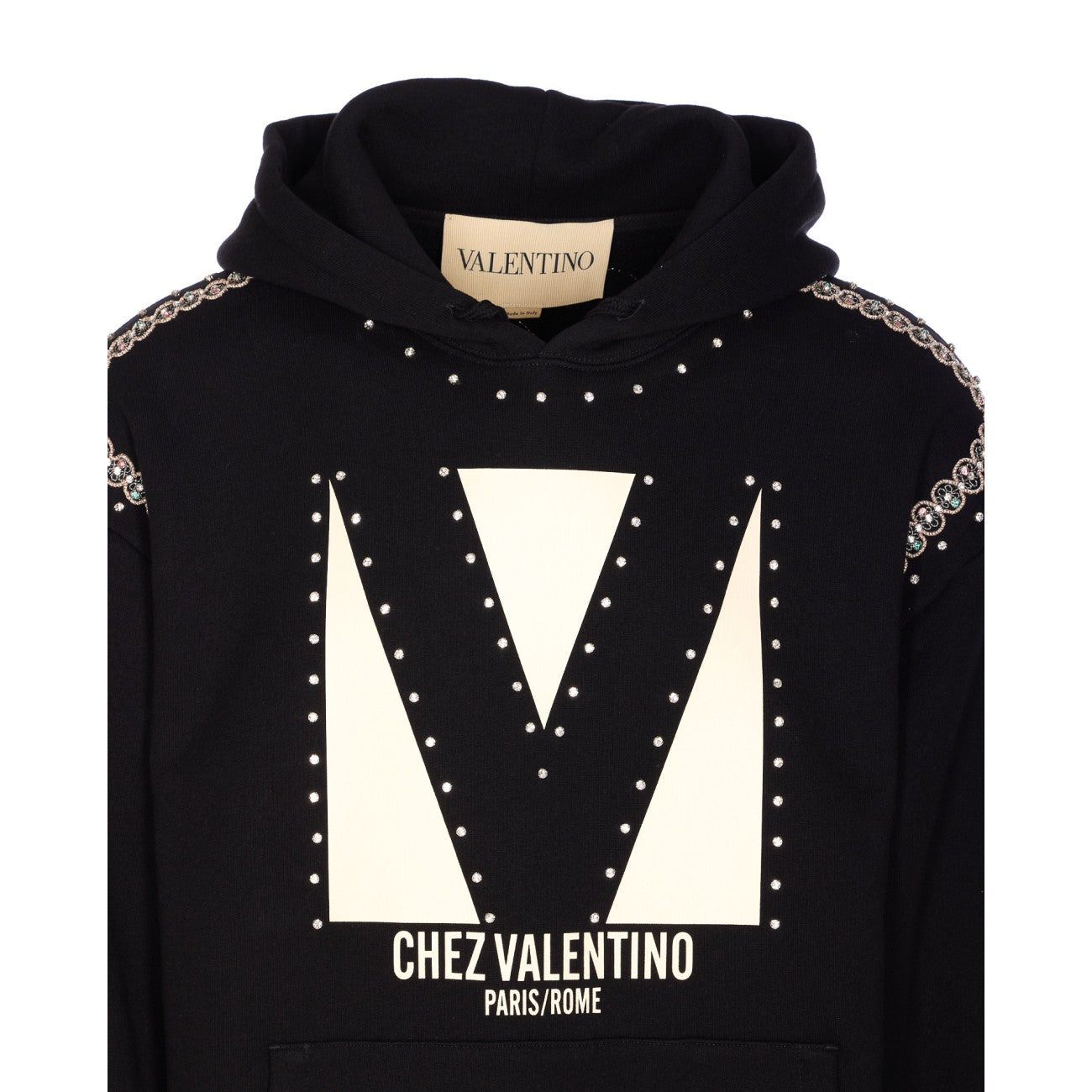 Valentino Garavani Men Chez Valentino Embroidered Hoodie - 4