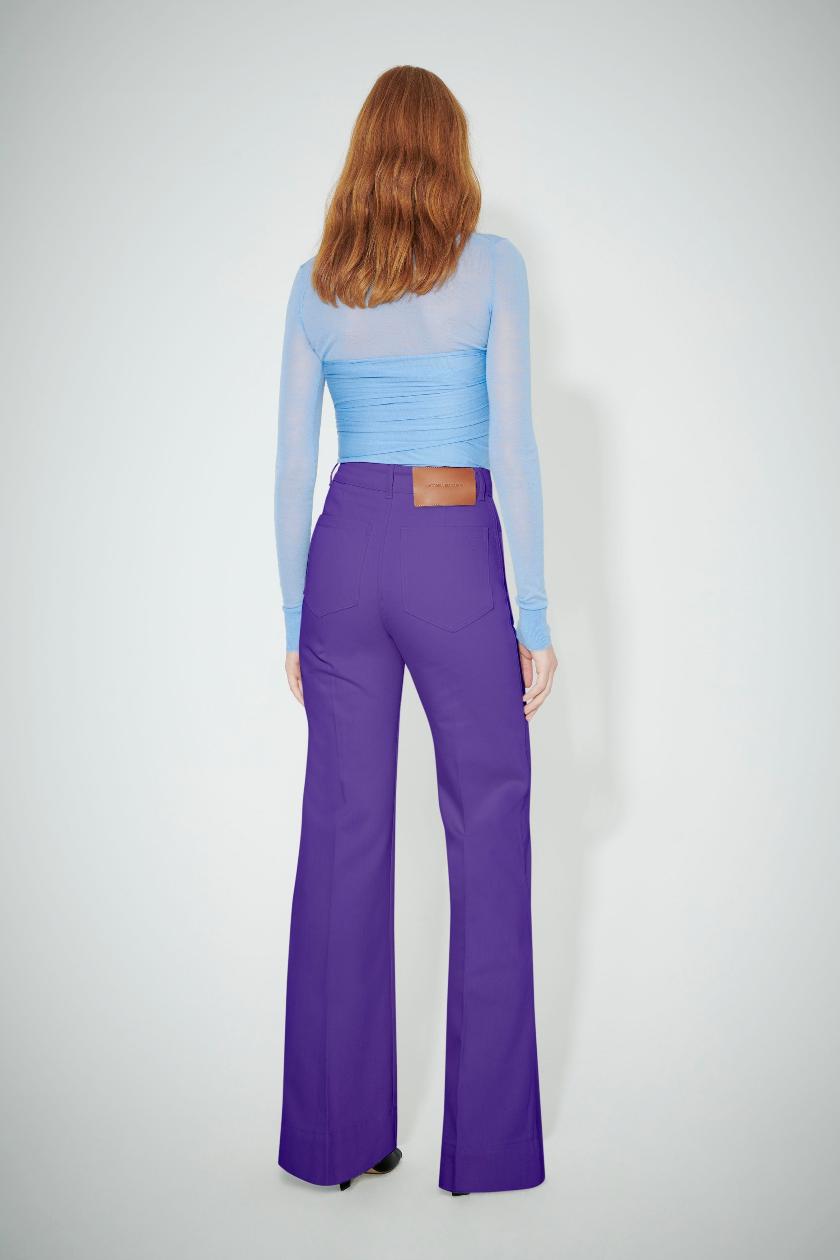 Alina Trouser in Bright Purple - 4