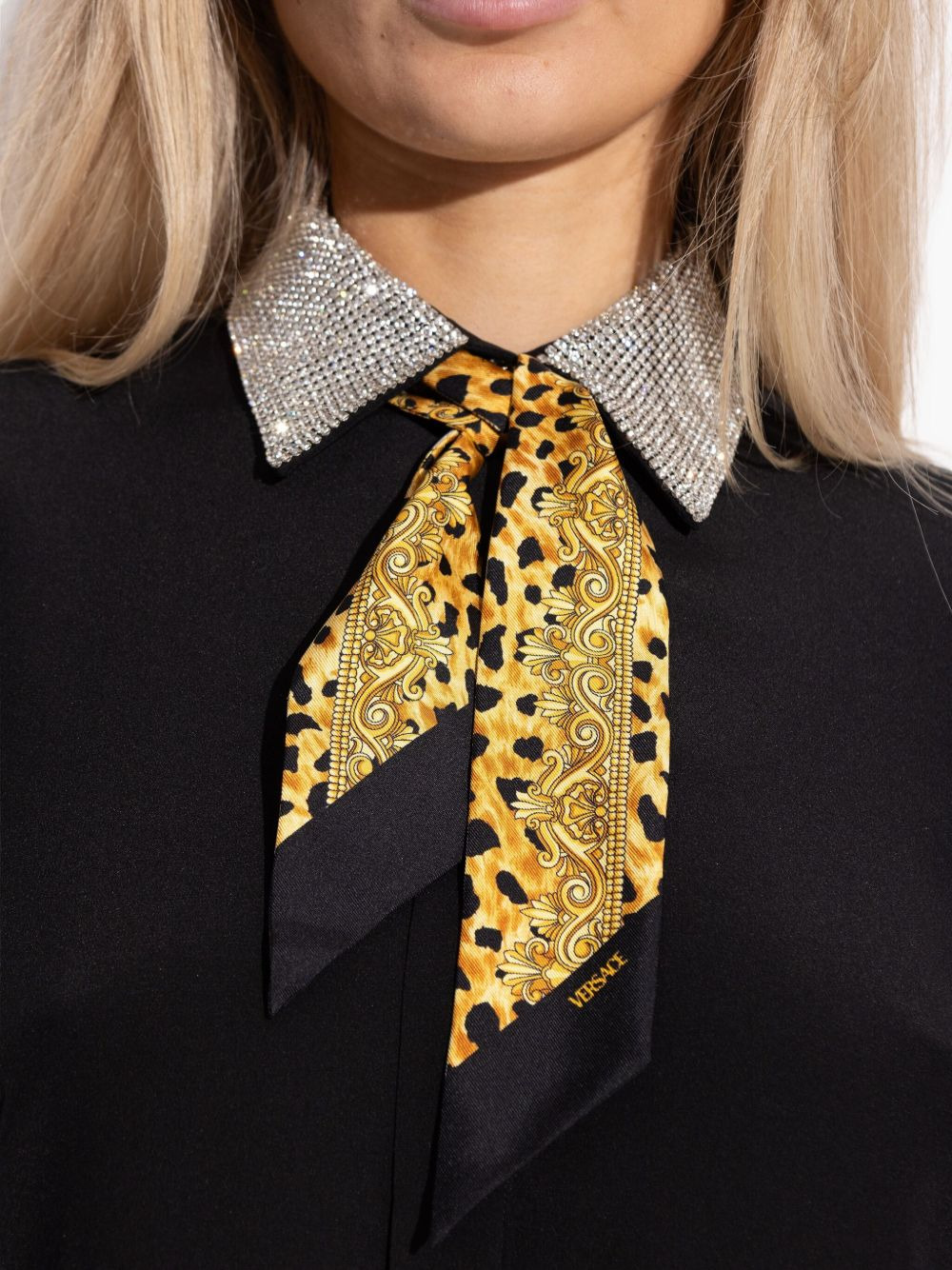 Barocco leopard-print scarf - 3