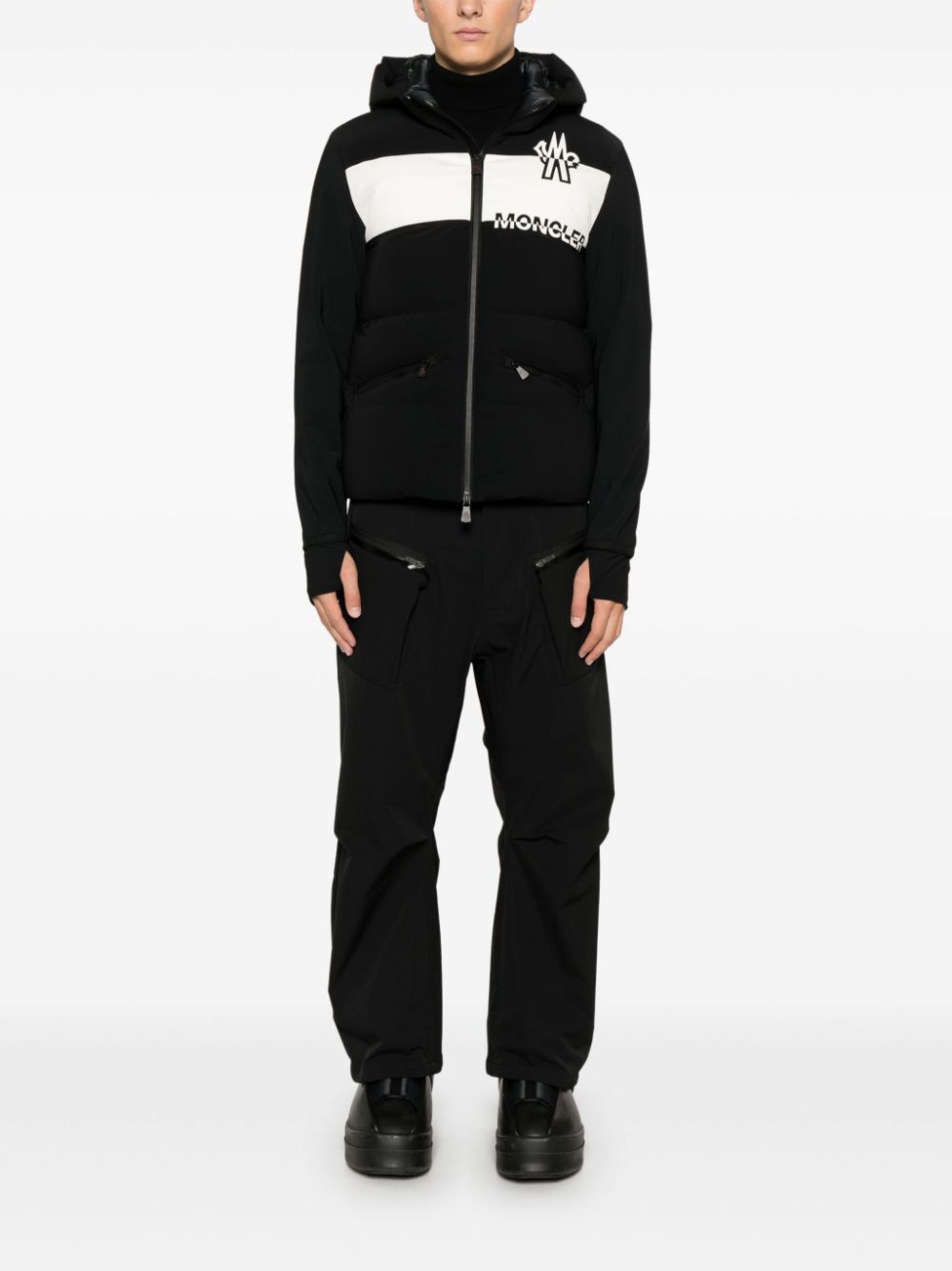 raised-logo jacket - 2