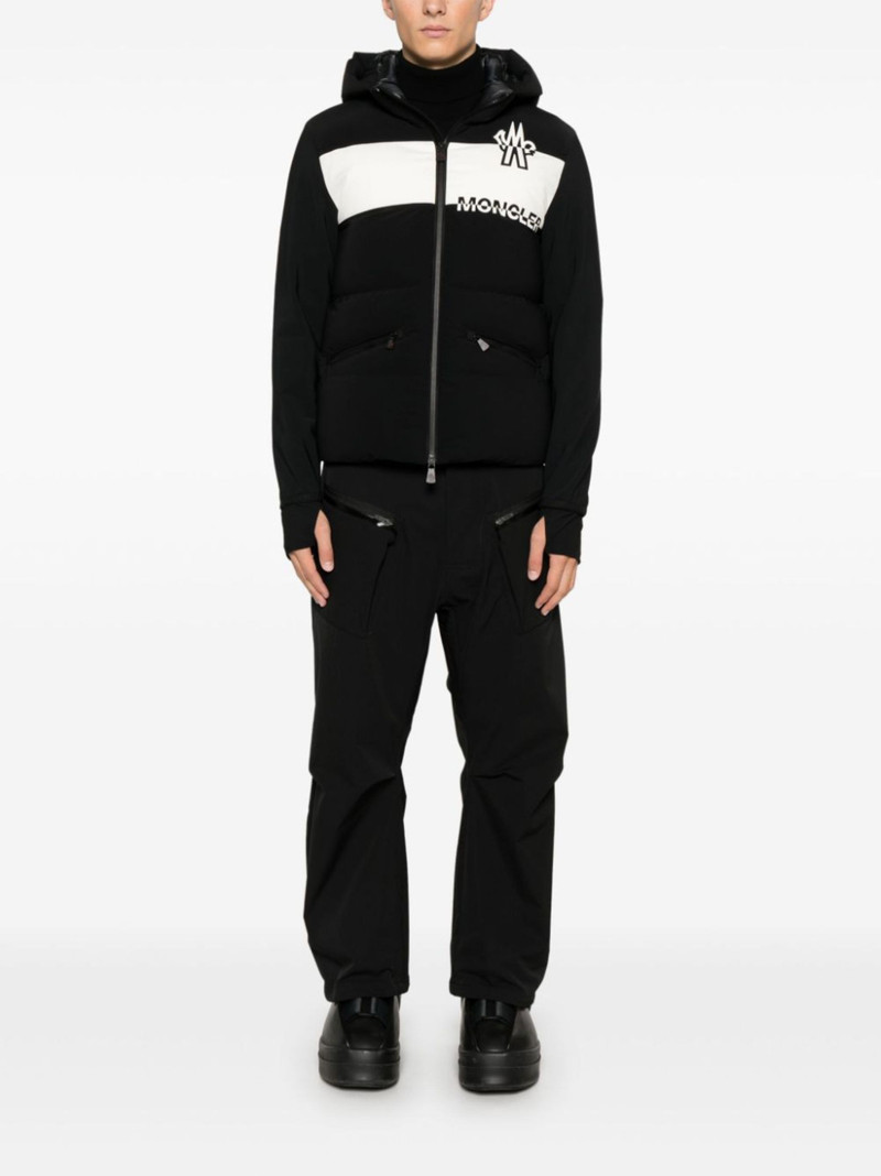 Moncler Grenoble raised-logo jacket outlook