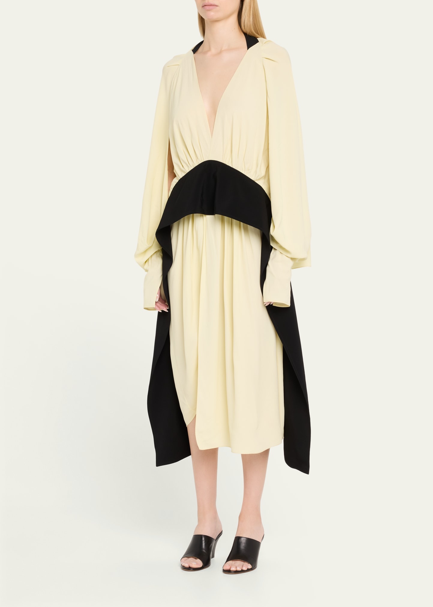 Tilde Midi Dress with Sash - 4