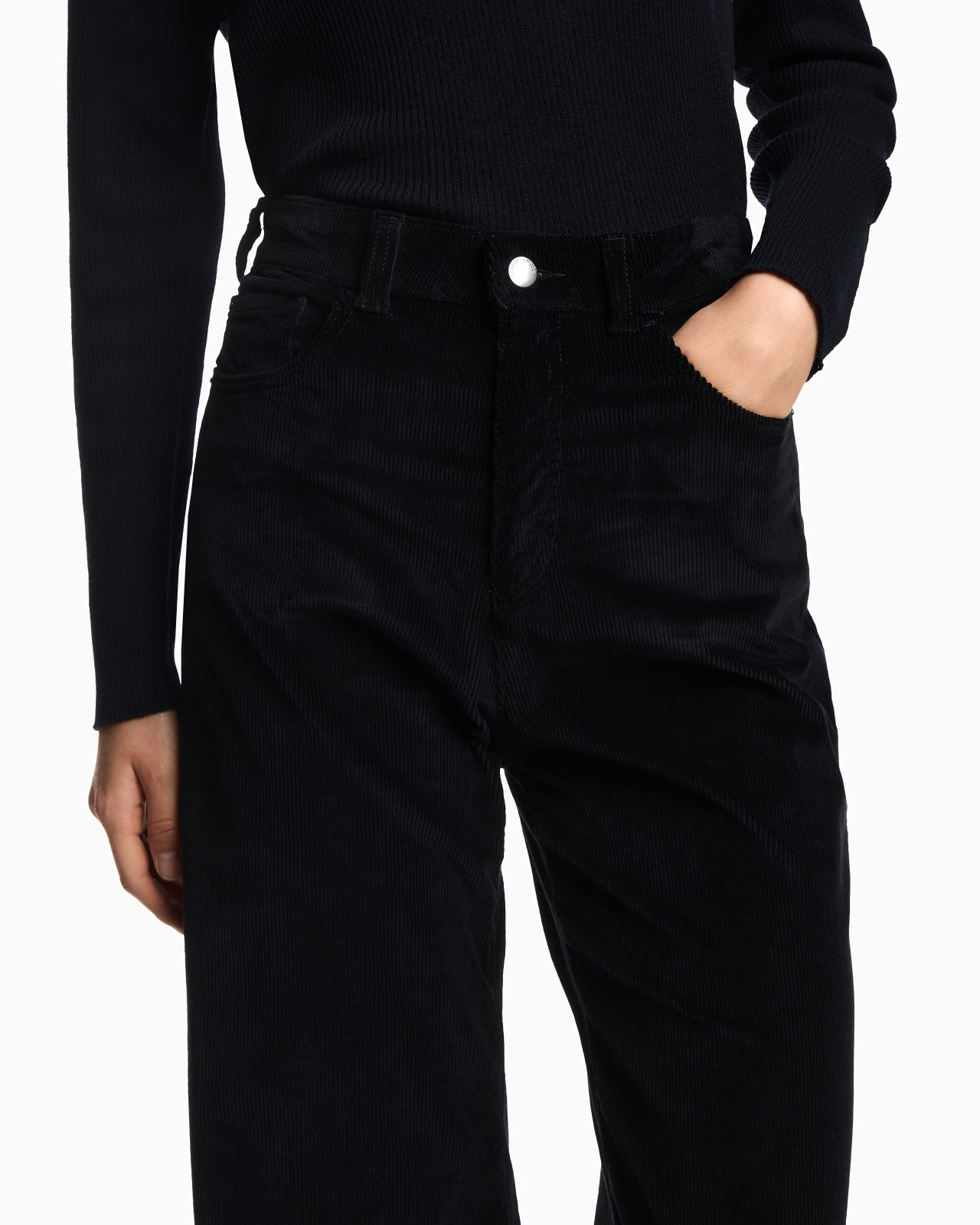 J14 REGULAR-FIT GARMENT-DYED CORDUROY TROUSERS - 5