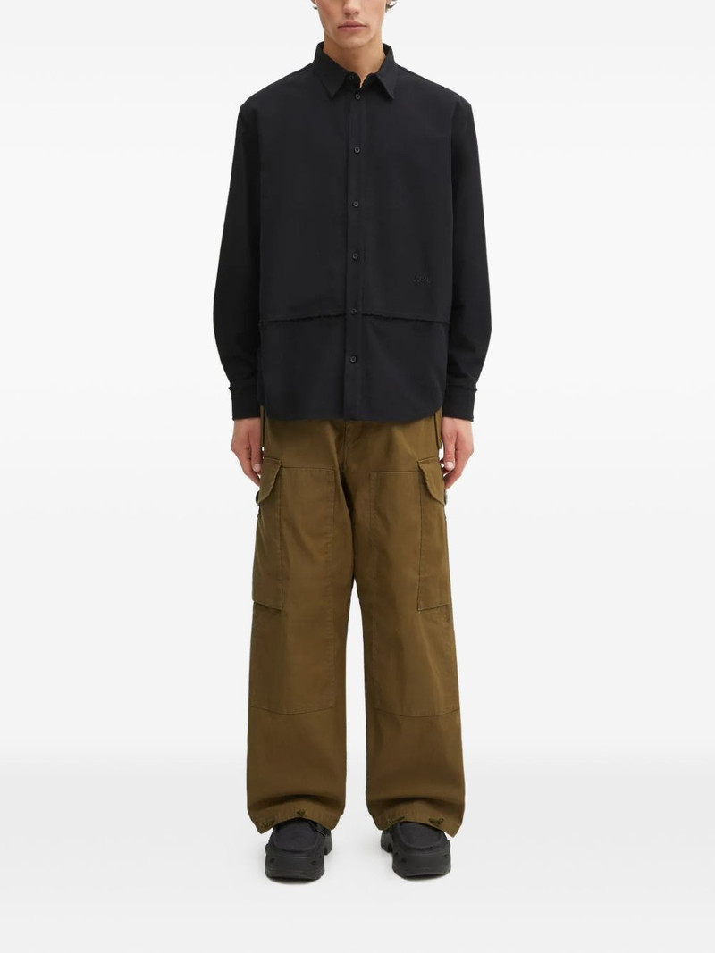 032c logo-embroidered shirt outlook